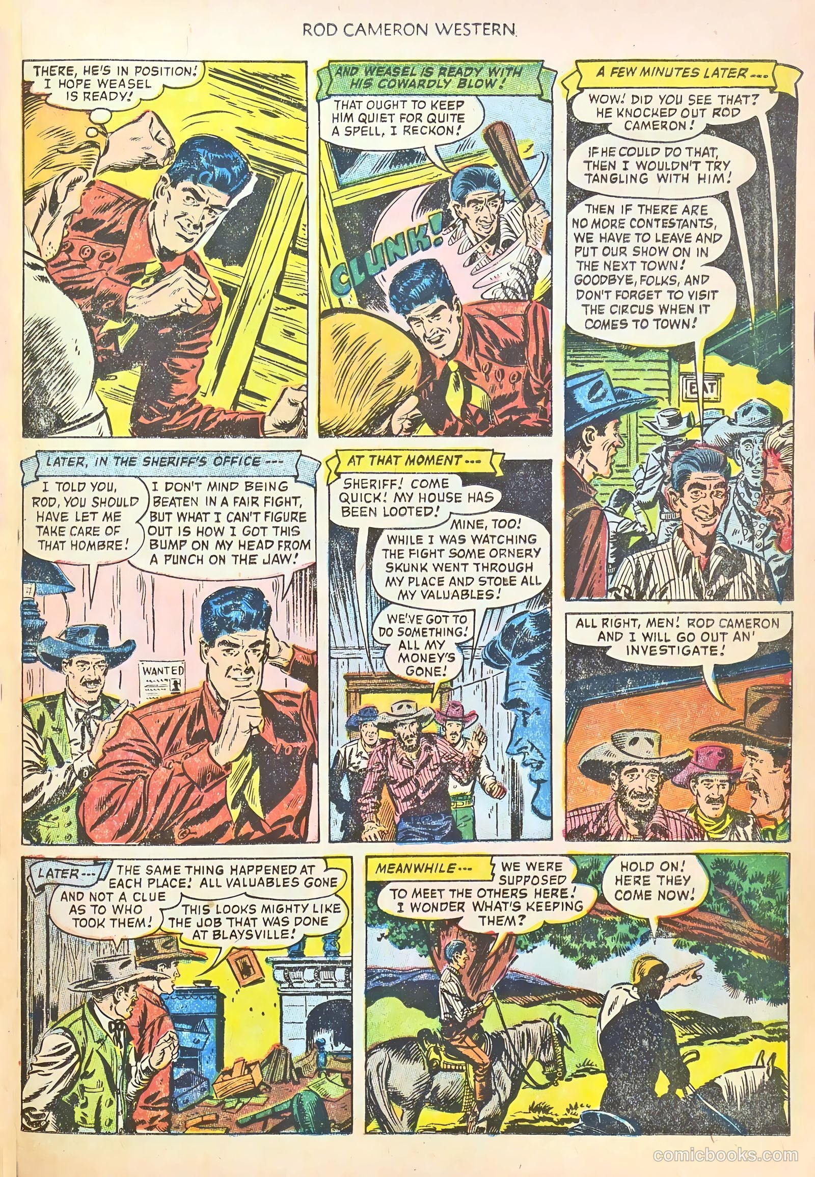 Rod Cameron Western #20 (1953) — page 25 of 36