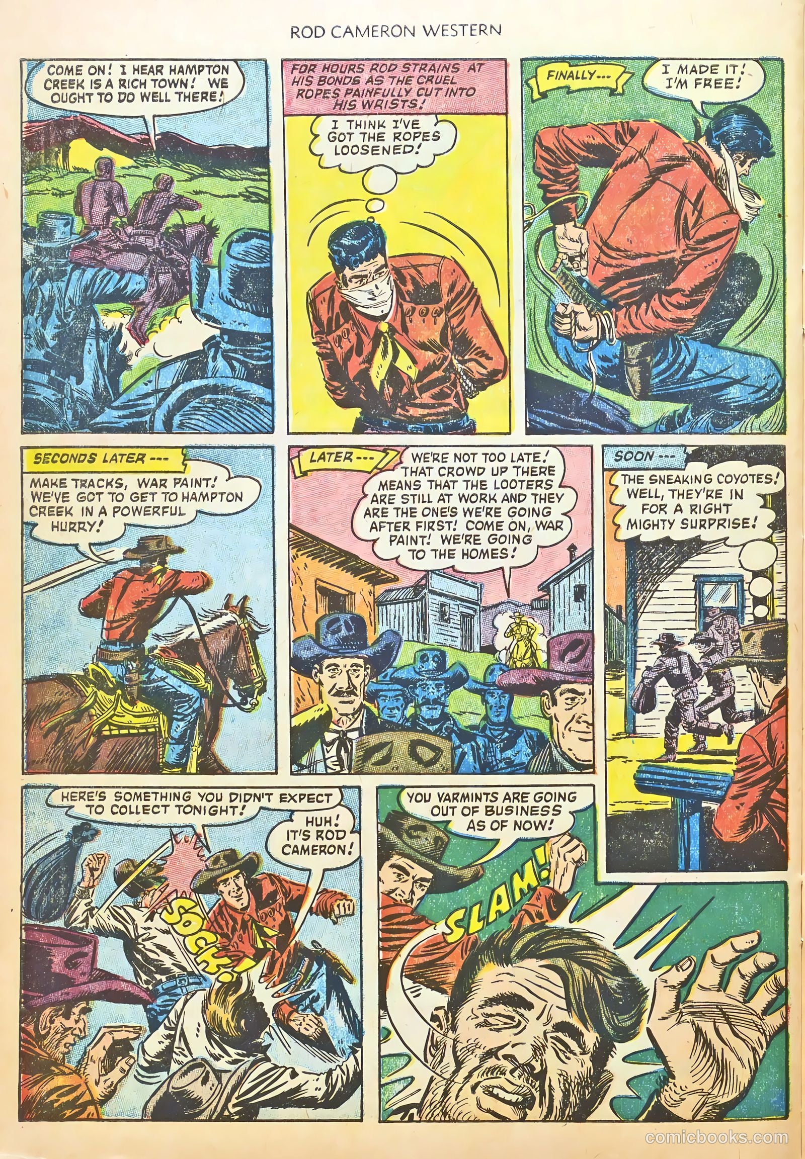 Rod Cameron Western #20 (1953) — page 28 of 36