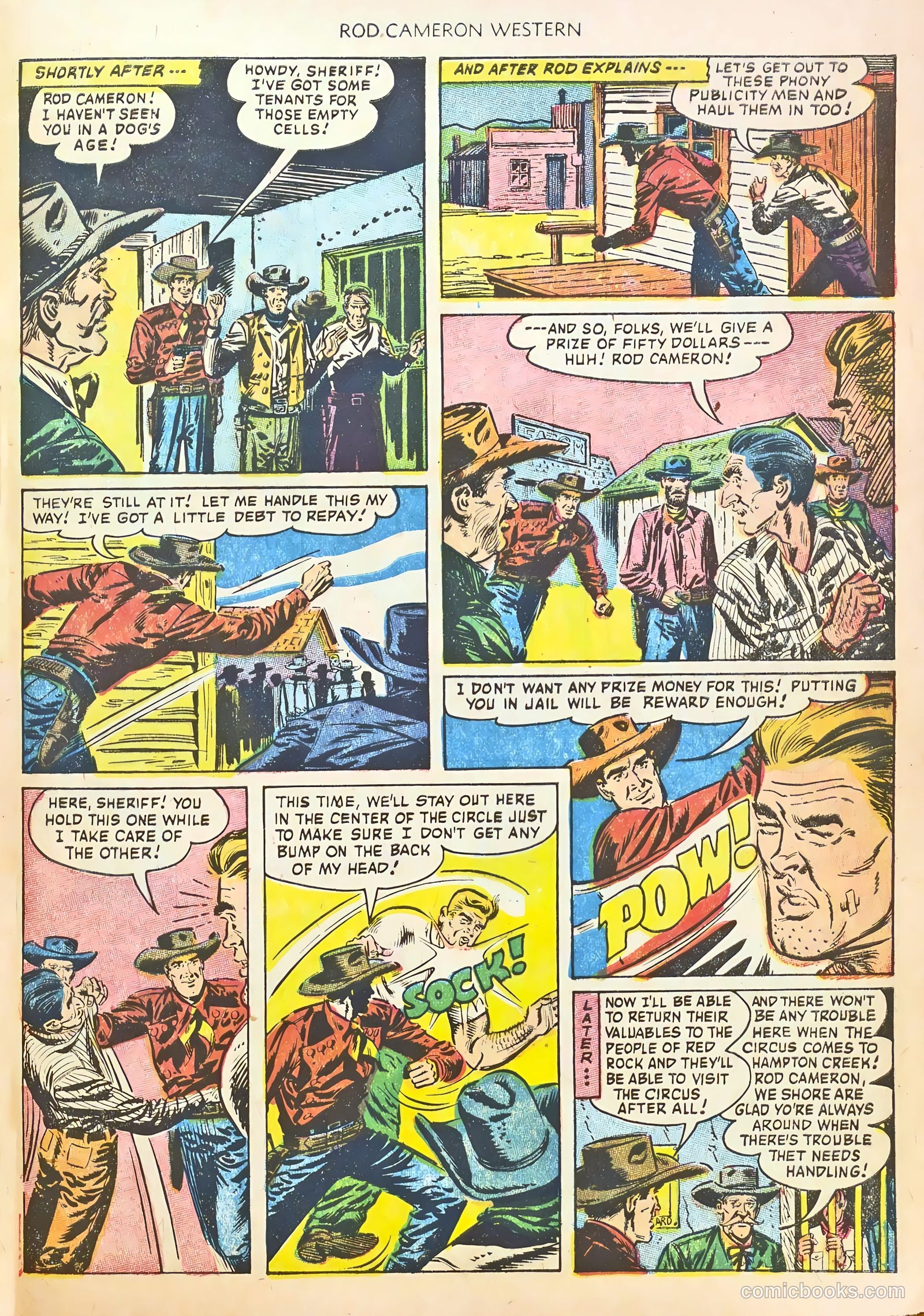Rod Cameron Western #20 (1953) — page 29 of 36