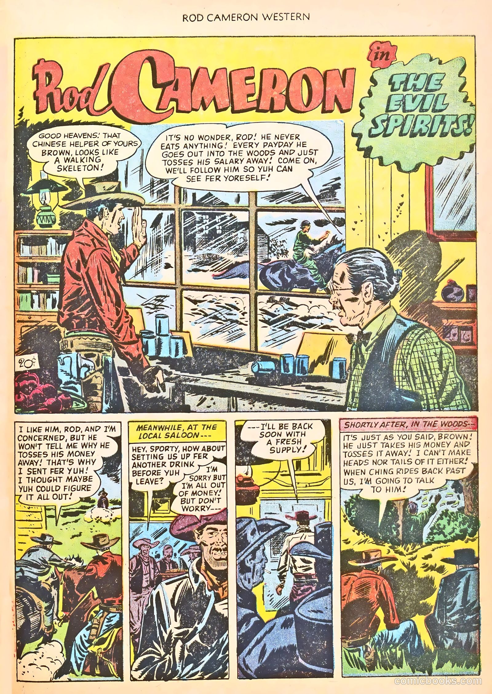 Rod Cameron Western #20 (1953) — page 31 of 36