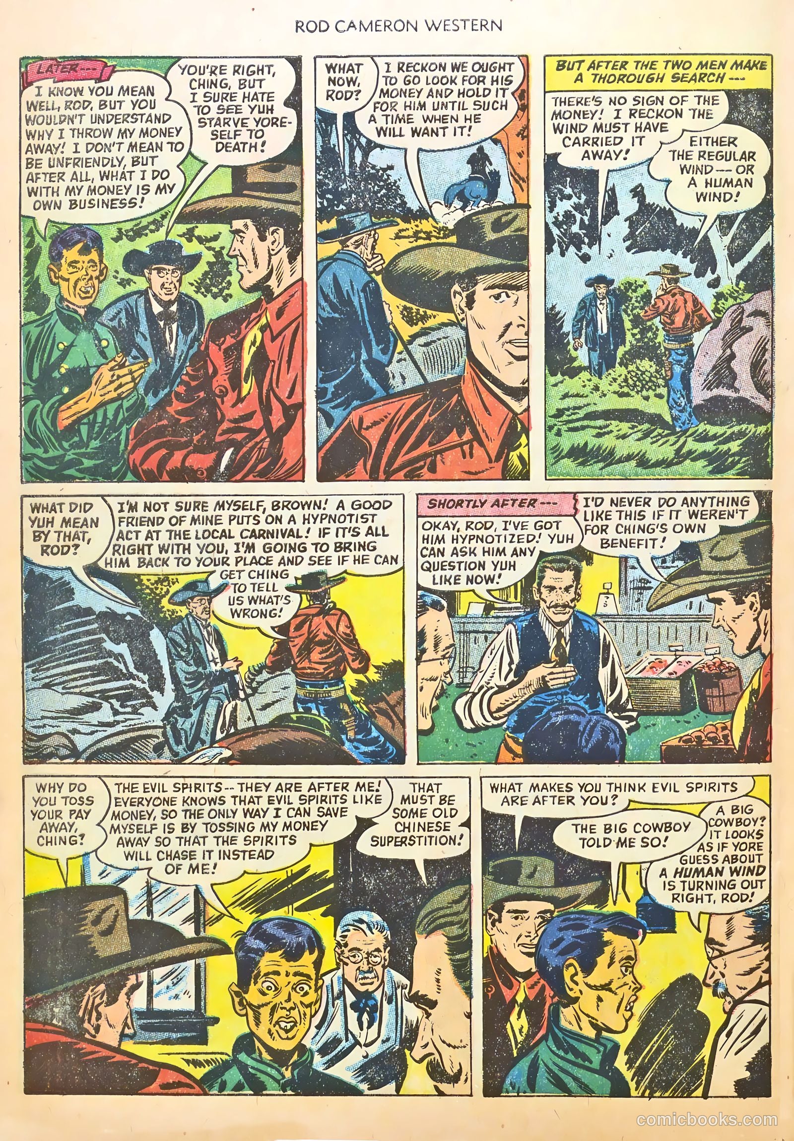 Rod Cameron Western #20 (1953) — page 32 of 36
