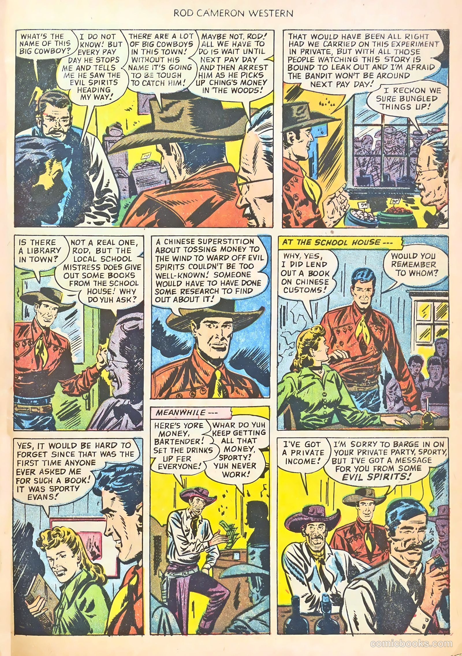 Rod Cameron Western #20 (1953) — page 33 of 36