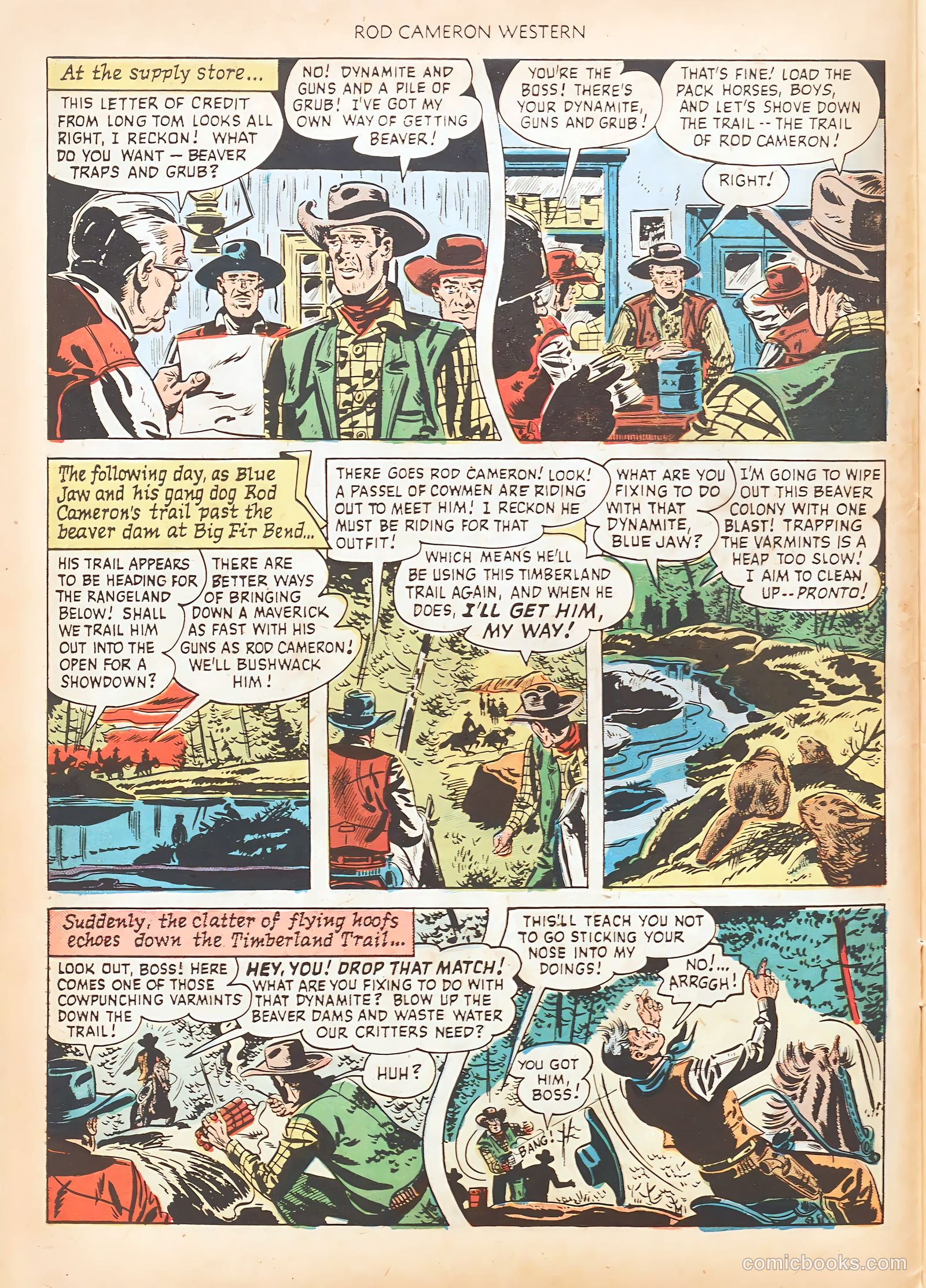 Rod Cameron Western #4 (1950) — page 10 of 36