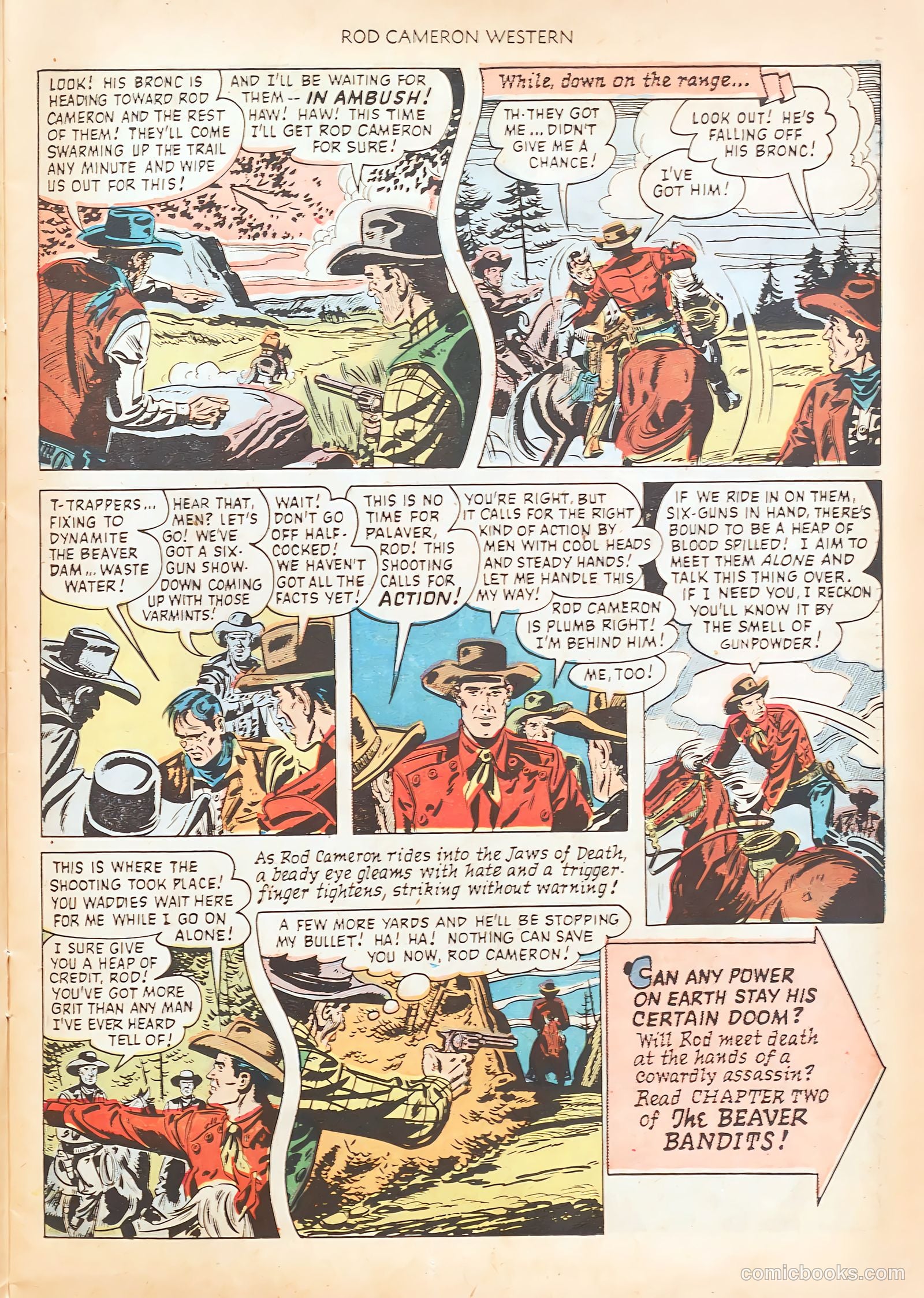 Rod Cameron Western #4 (1950) — page 11 of 36