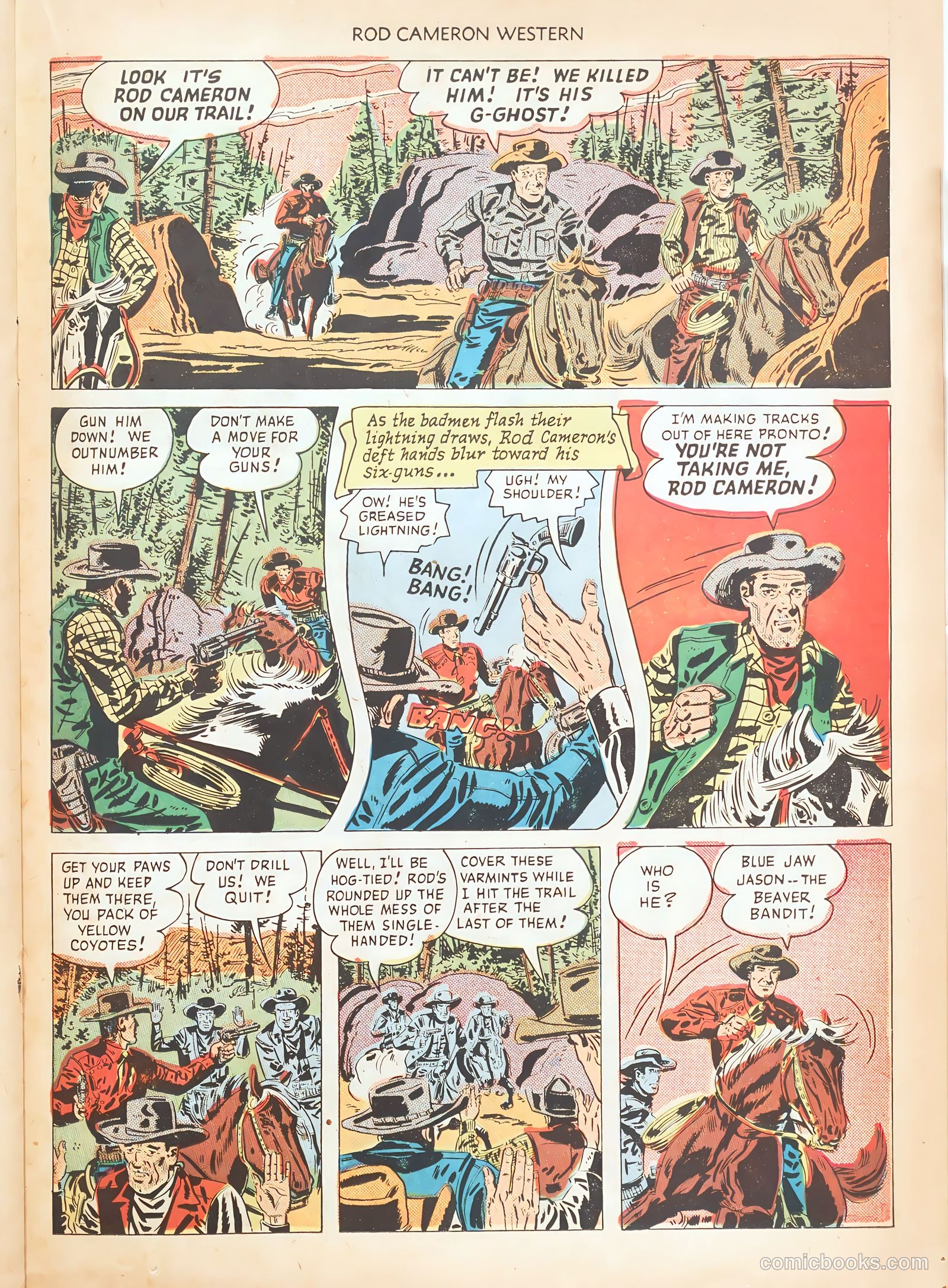 Rod Cameron Western #4 (1950) — page 23 of 36