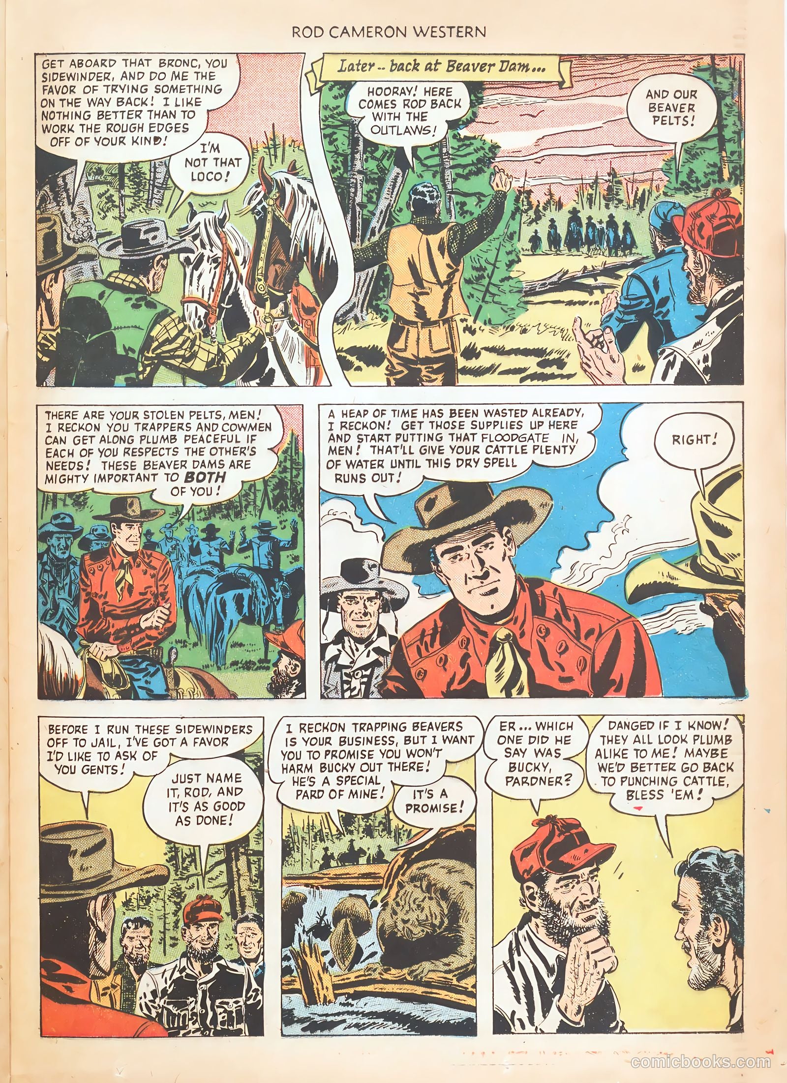 Rod Cameron Western #4 (1950) — page 25 of 36