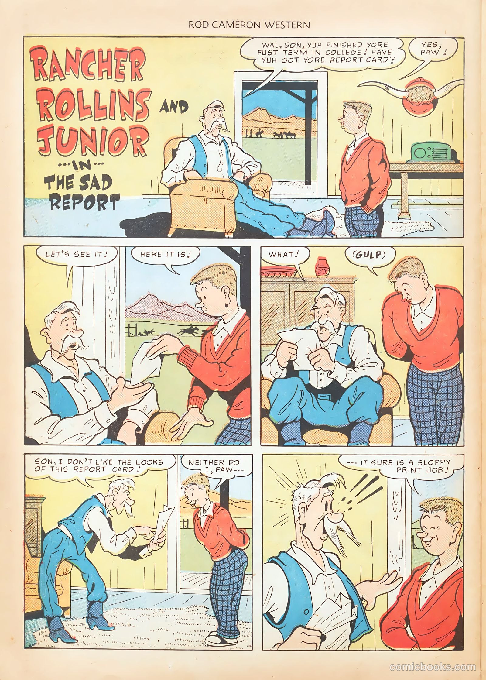 Rod Cameron Western #4 (1950) — page 26 of 36