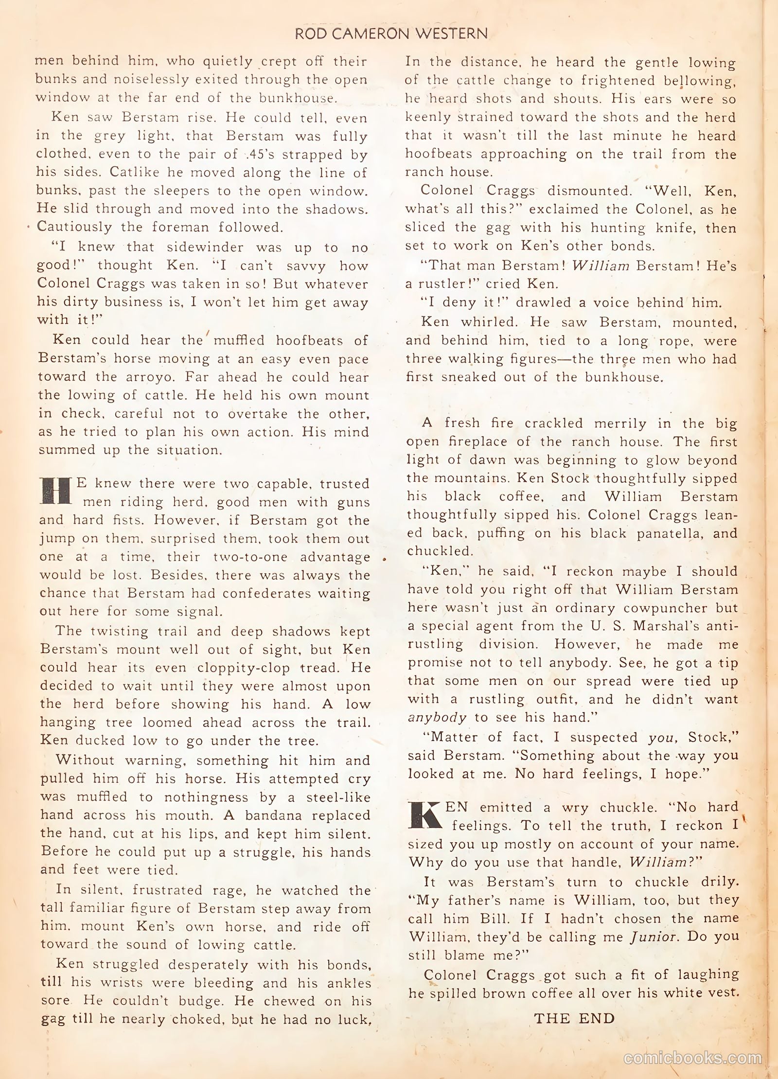 Rod Cameron Western #4 (1950) — page 30 of 36