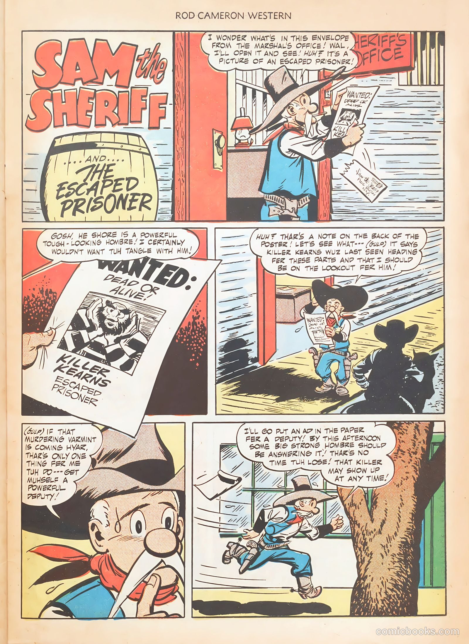 Rod Cameron Western #4 (1950) — page 31 of 36