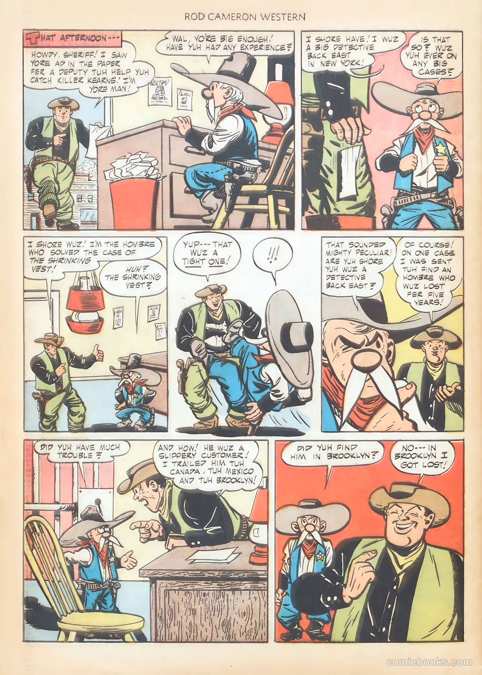 Rod Cameron Western #4 (1950) — page 32 of 36