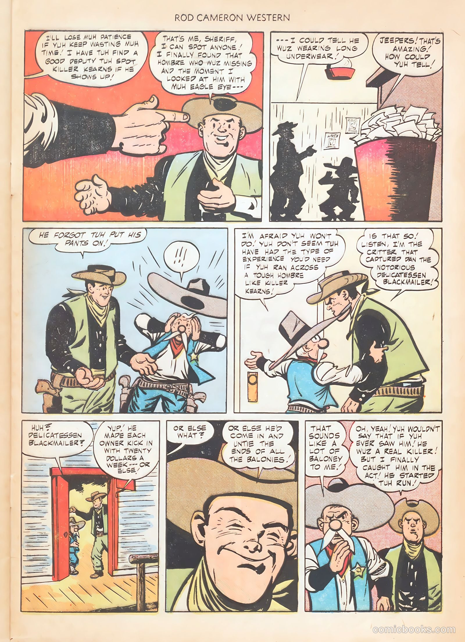 Rod Cameron Western #4 (1950) — page 33 of 36