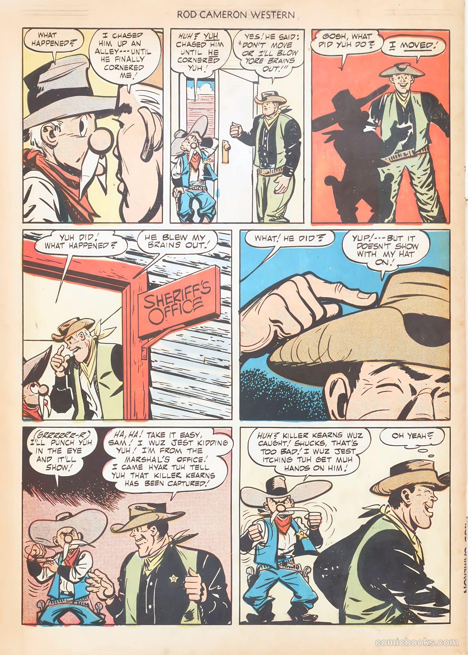 Rod Cameron Western #4 (1950) — page 34 of 36
