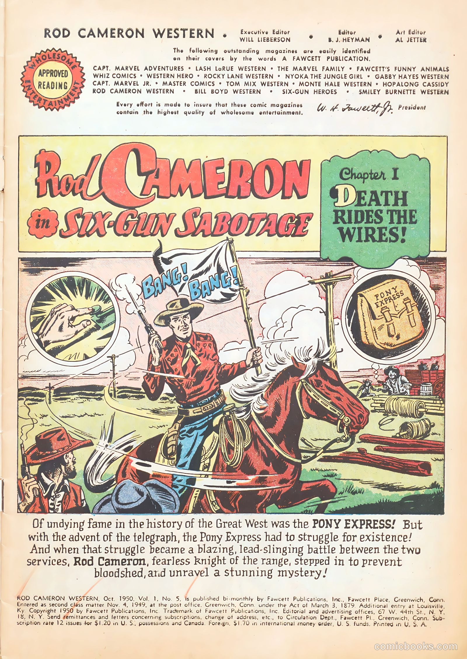 Rod Cameron Western #5 (1950) — page 3 of 36