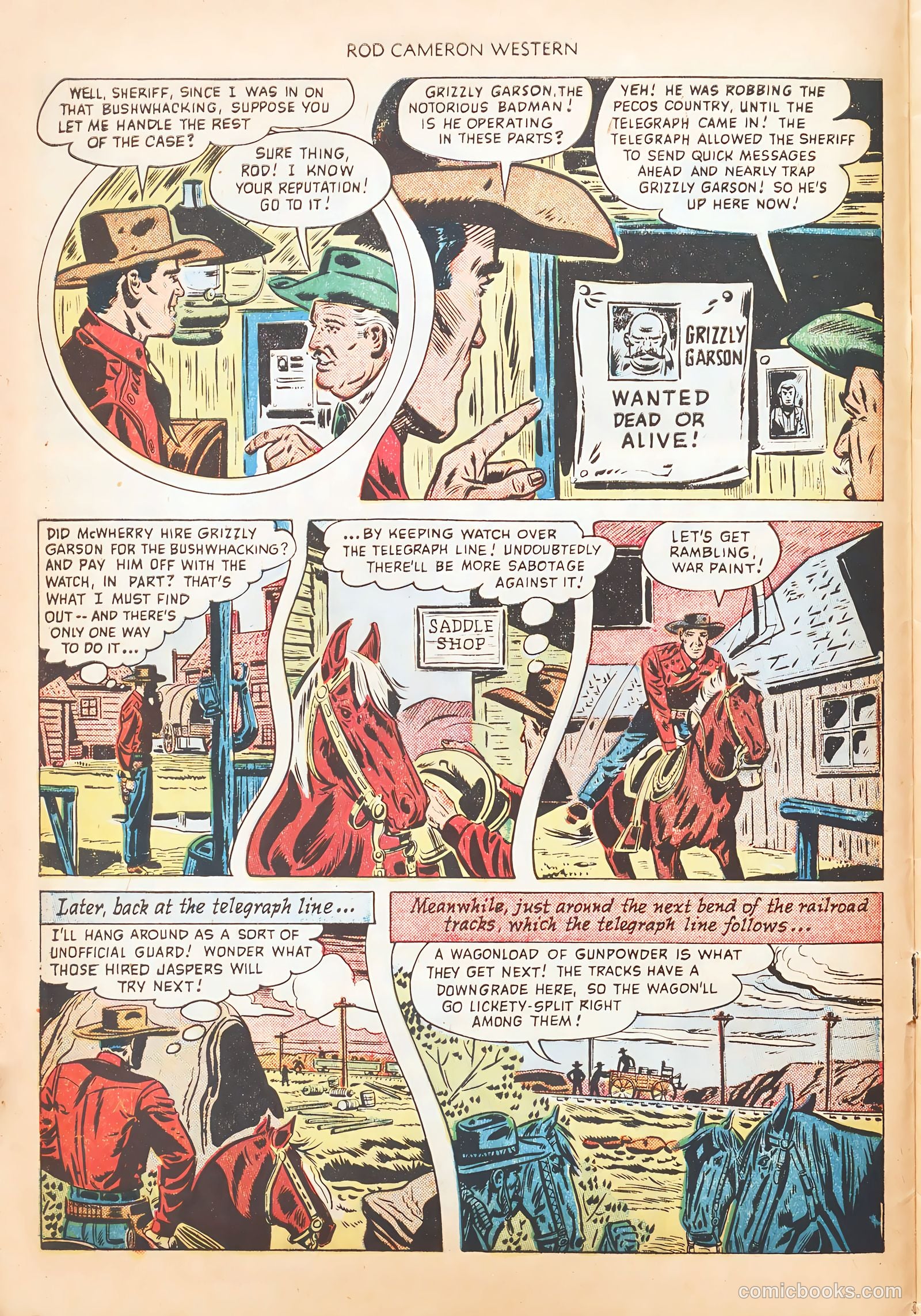 Rod Cameron Western #5 (1950) — page 8 of 36