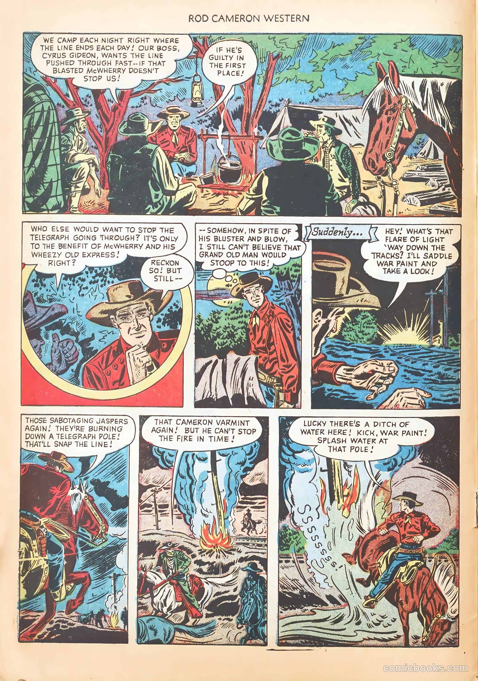 Rod Cameron Western #5 (1950) — page 10 of 36