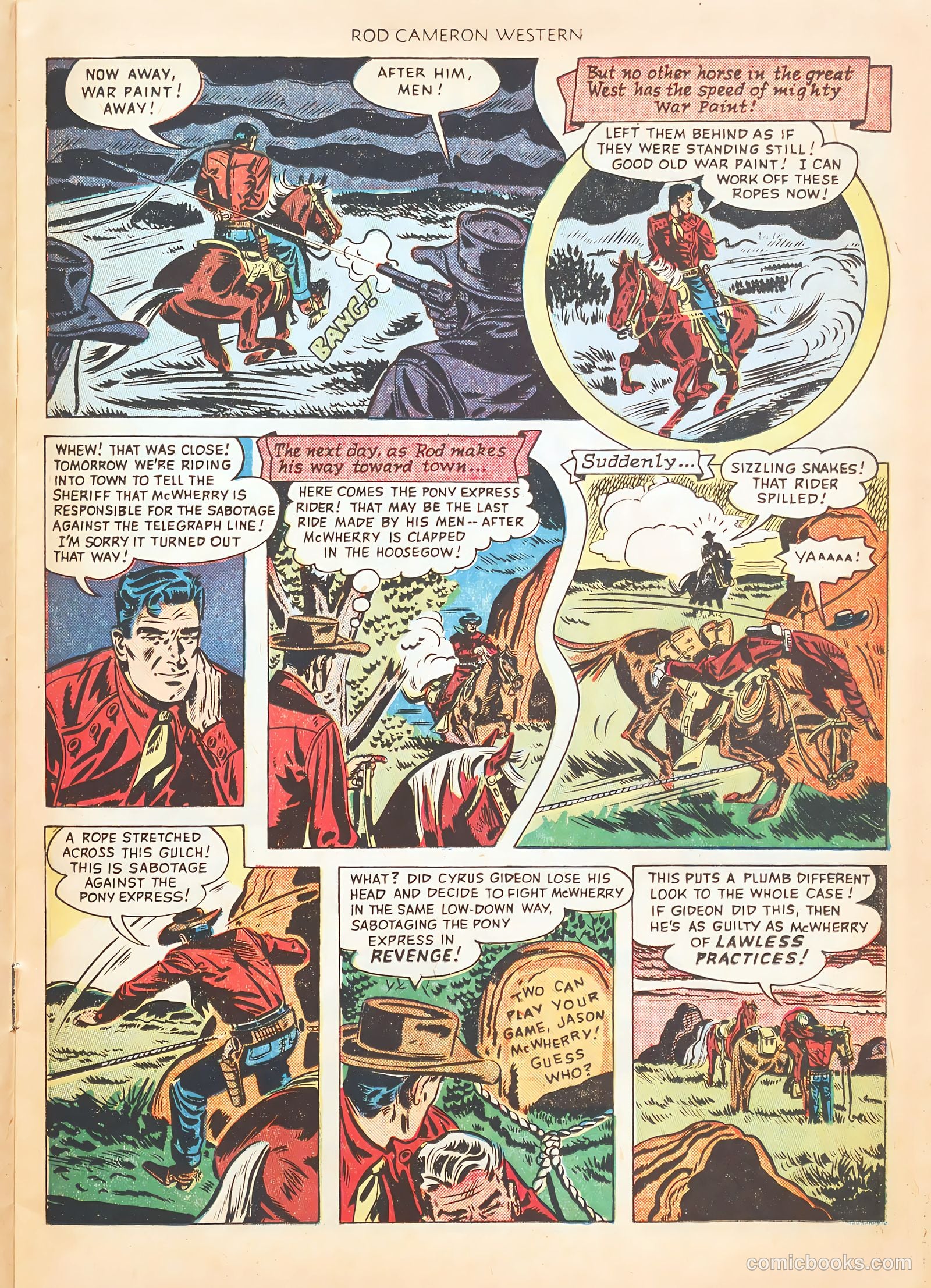 Rod Cameron Western #5 (1950) — page 13 of 36