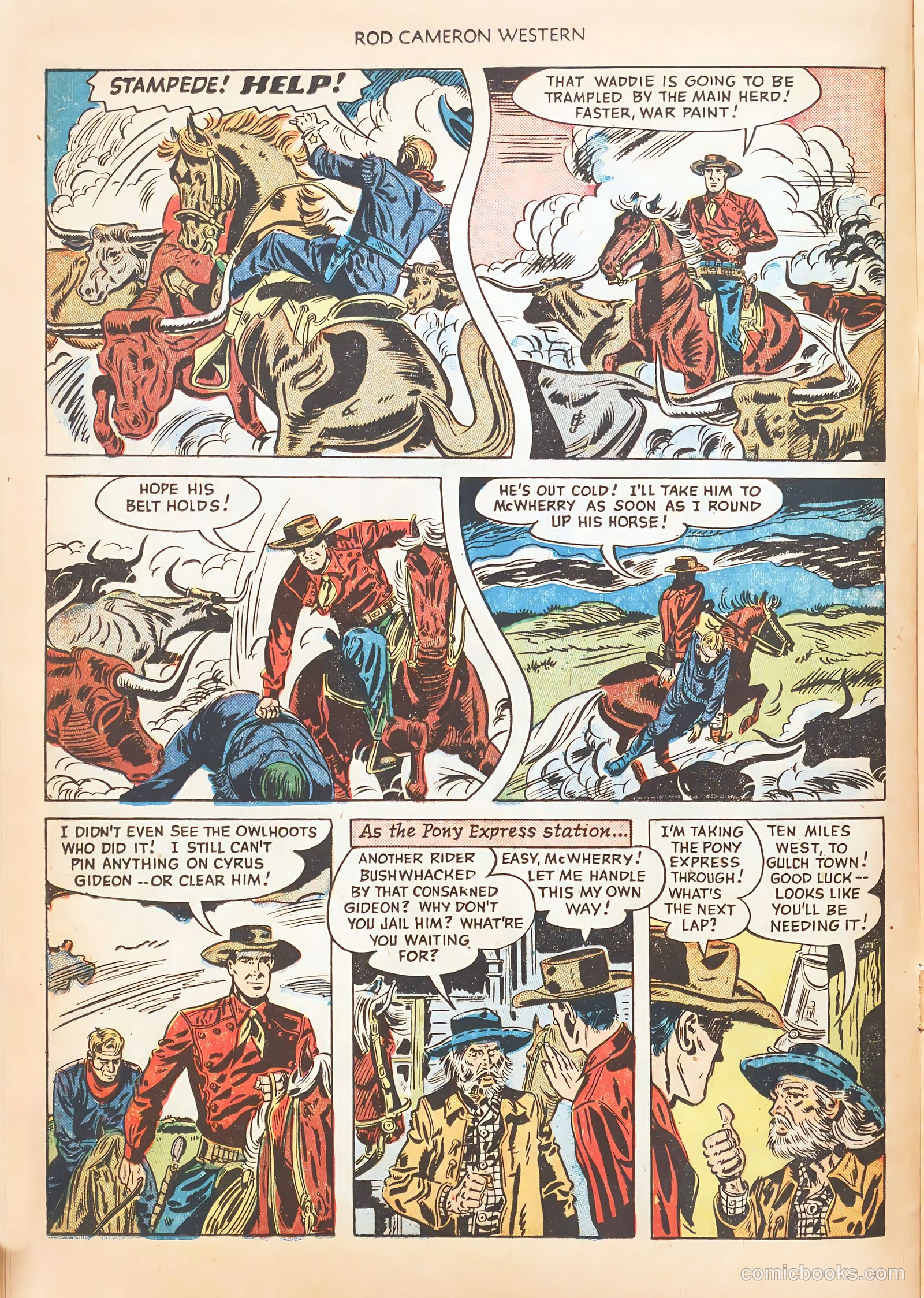 Rod Cameron Western #5 (1950) — page 16 of 36