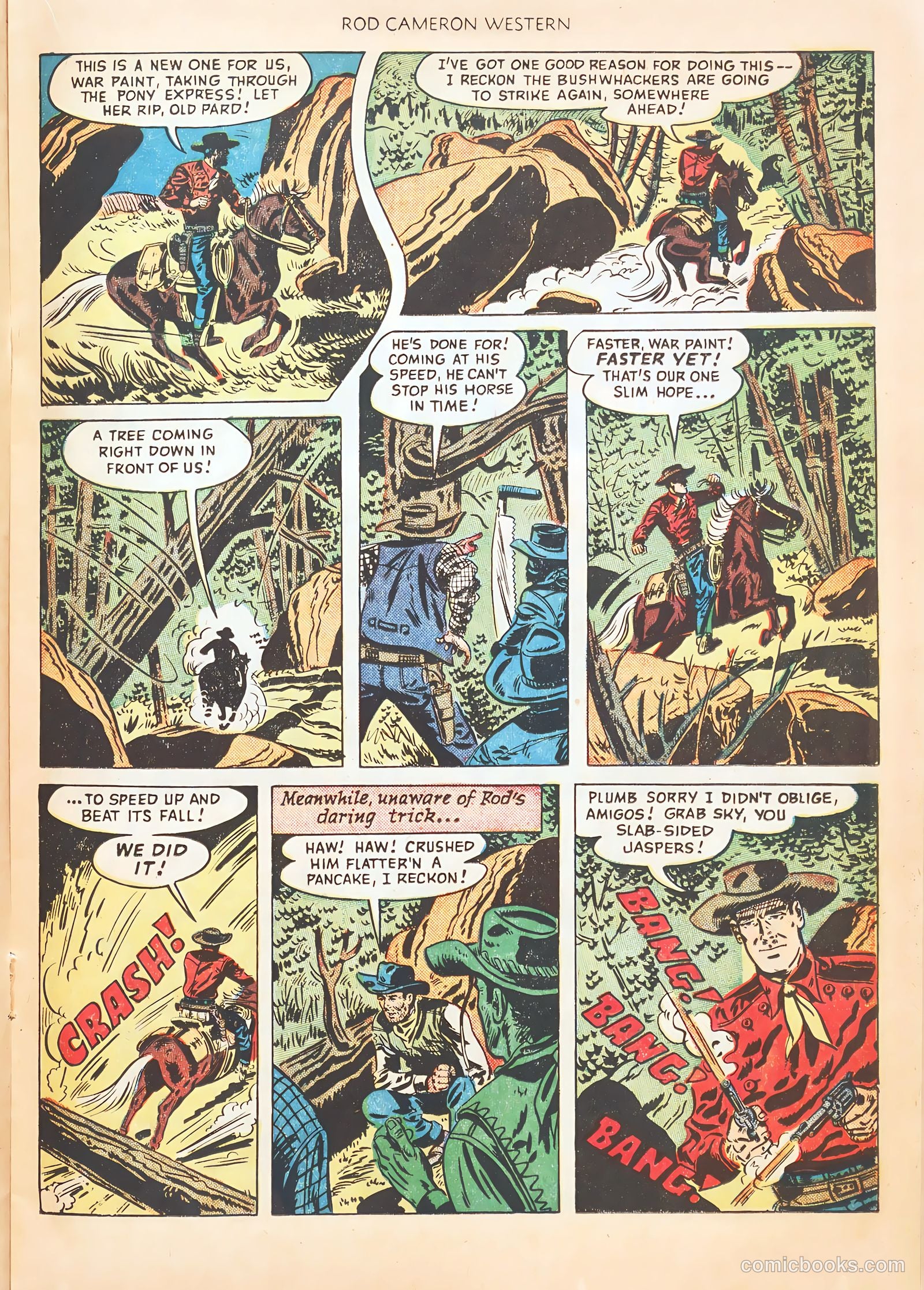 Rod Cameron Western #5 (1950) — page 17 of 36