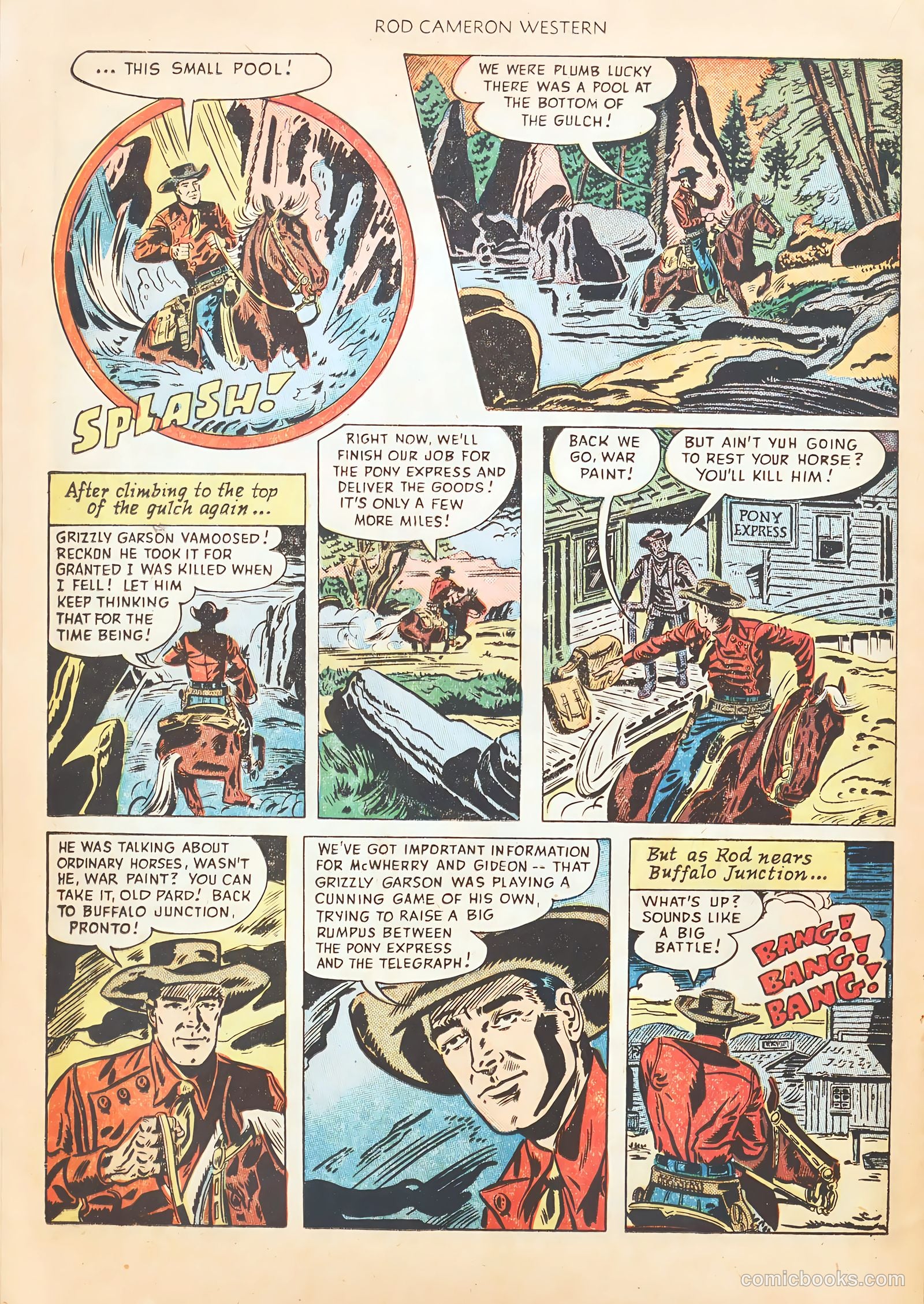 Rod Cameron Western #5 (1950) — page 20 of 36