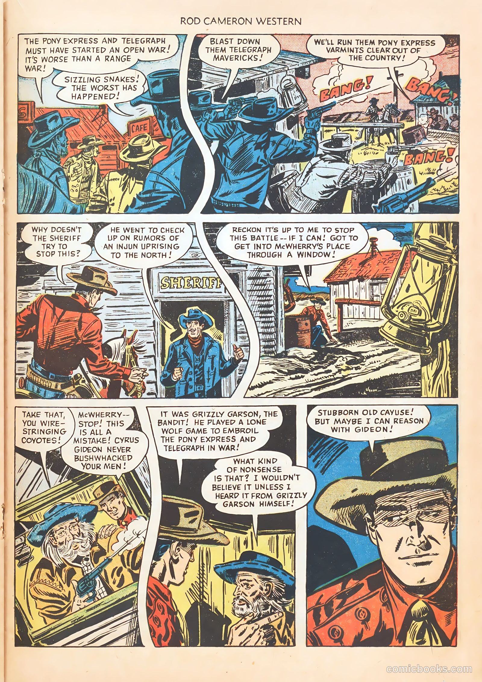 Rod Cameron Western #5 (1950) — page 21 of 36
