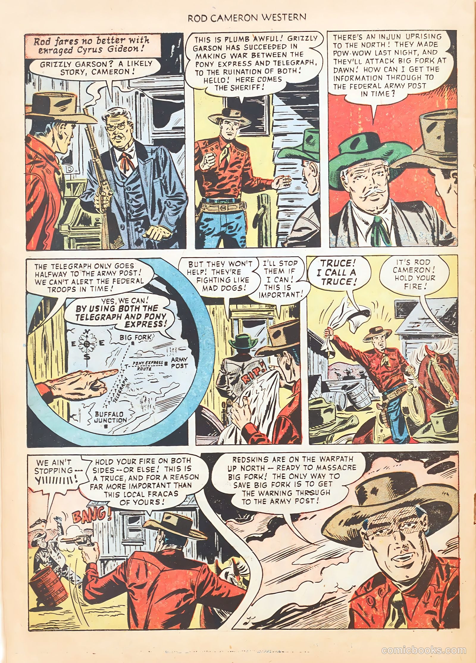 Rod Cameron Western #5 (1950) — page 22 of 36