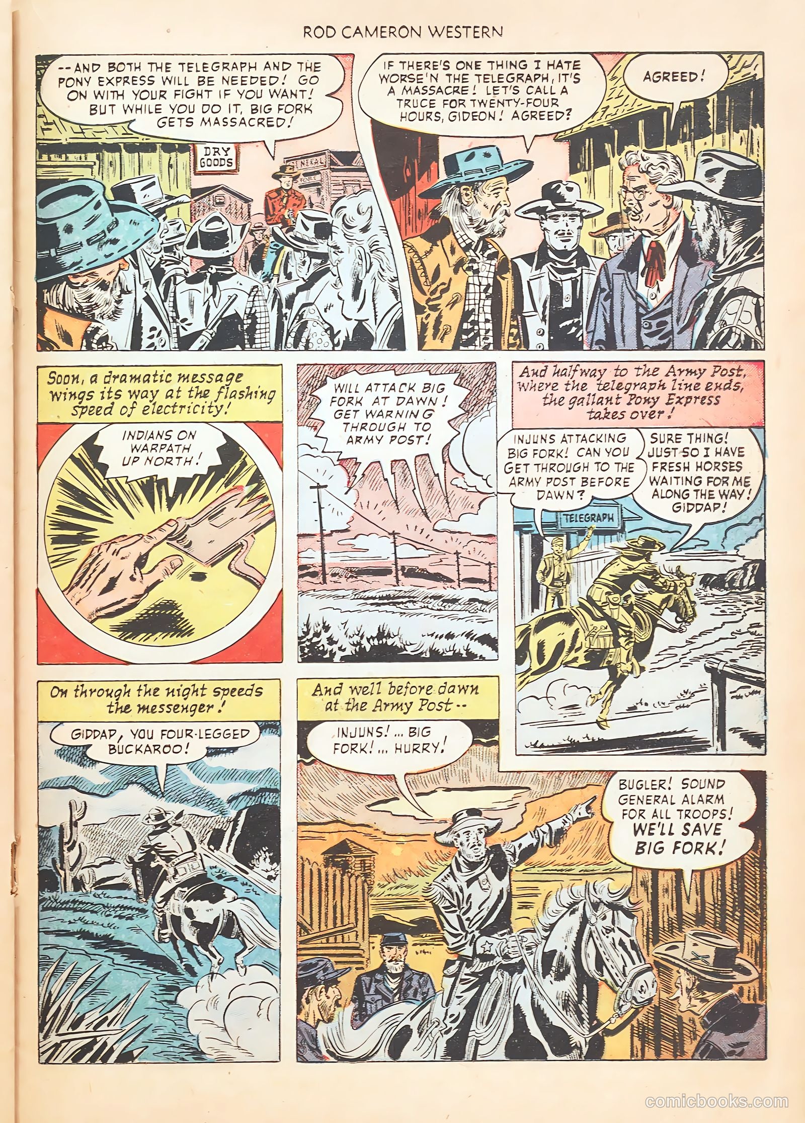 Rod Cameron Western #5 (1950) — page 23 of 36