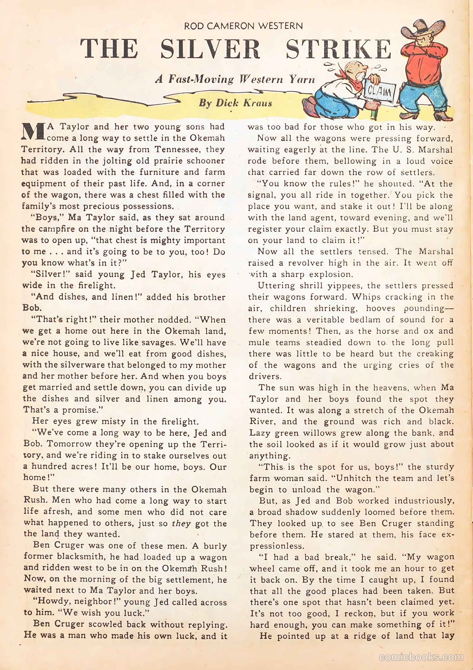Rod Cameron Western #5 (1950) — page 28 of 36