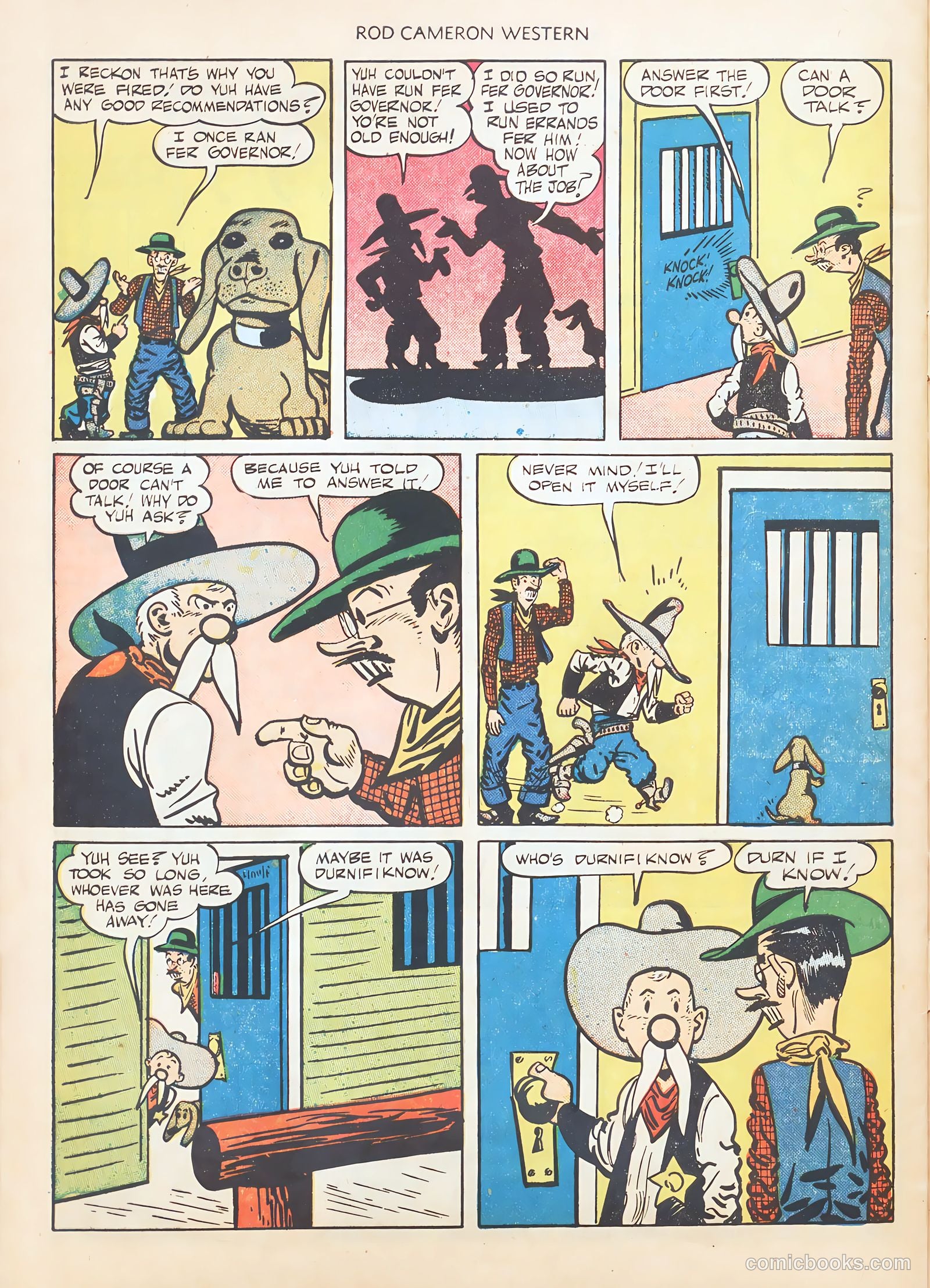 Rod Cameron Western #5 (1950) — page 32 of 36