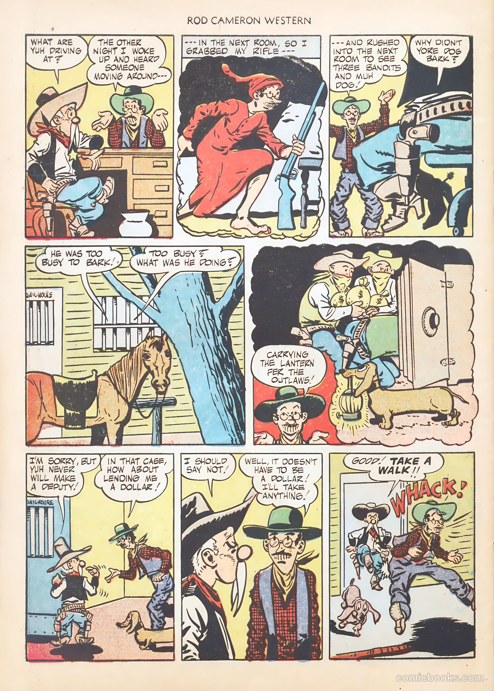 Rod Cameron Western #5 (1950) — page 34 of 36