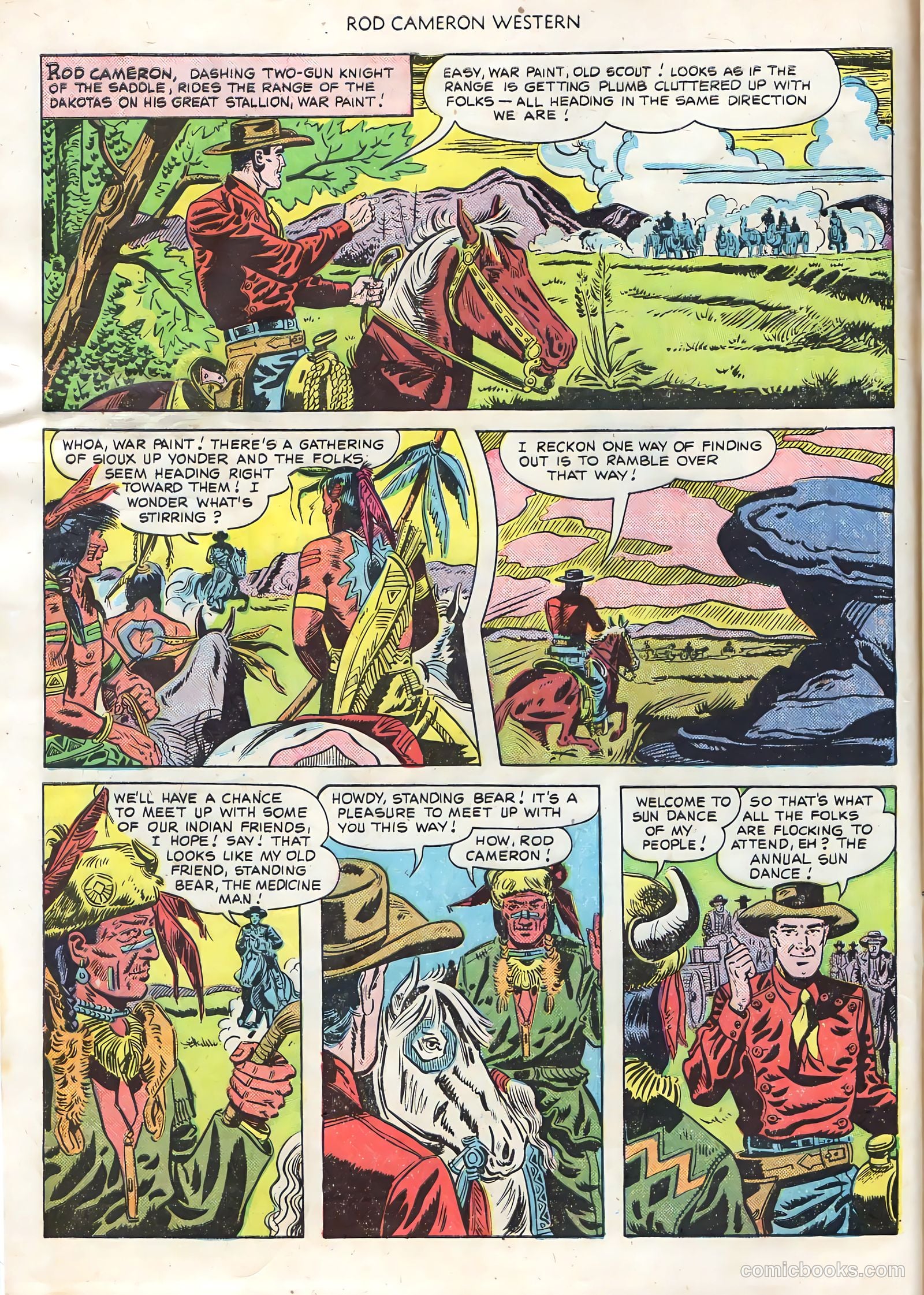Rod Cameron Western #6 (1950) — page 4 of 36