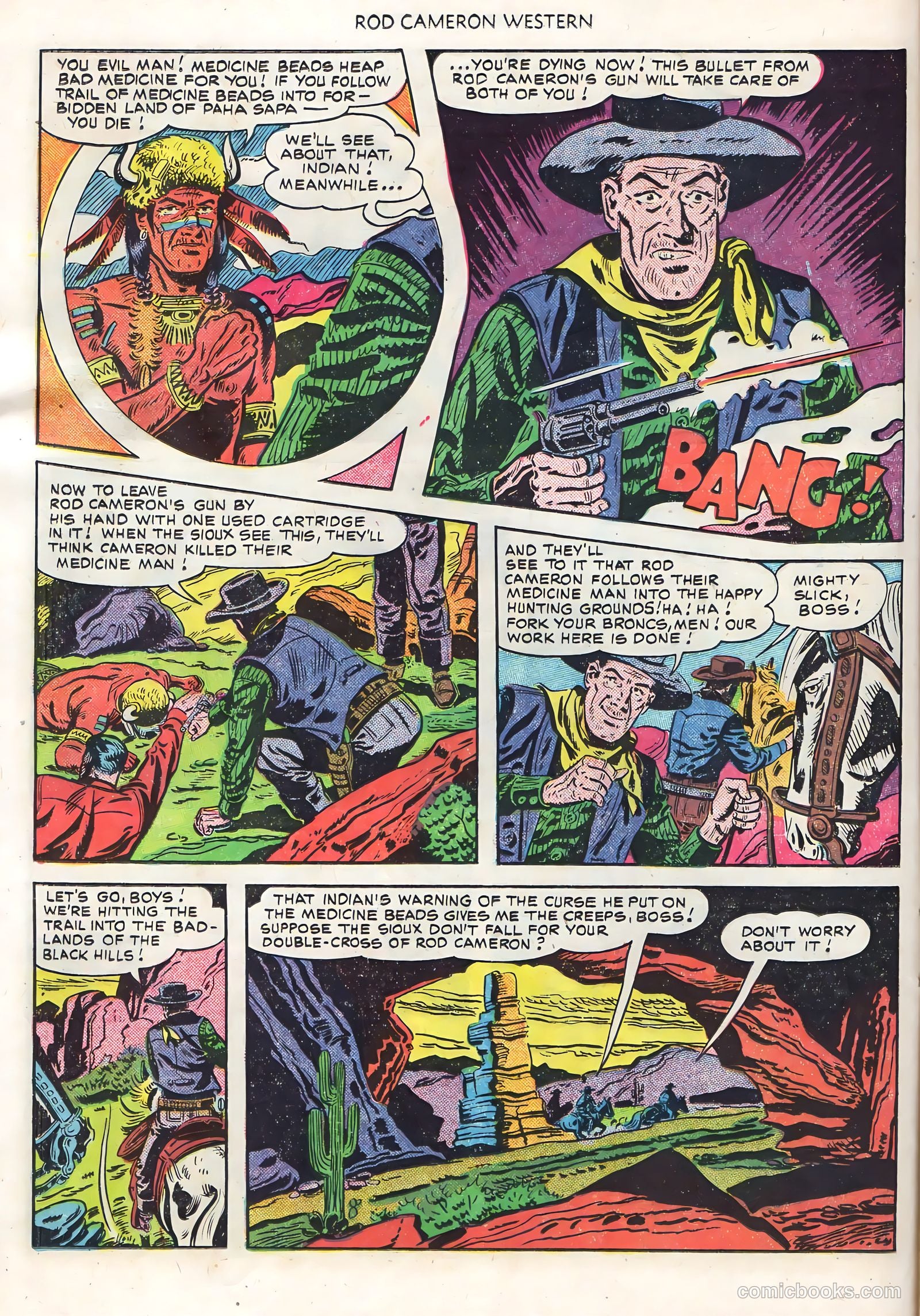 Rod Cameron Western #6 (1950) — page 16 of 36