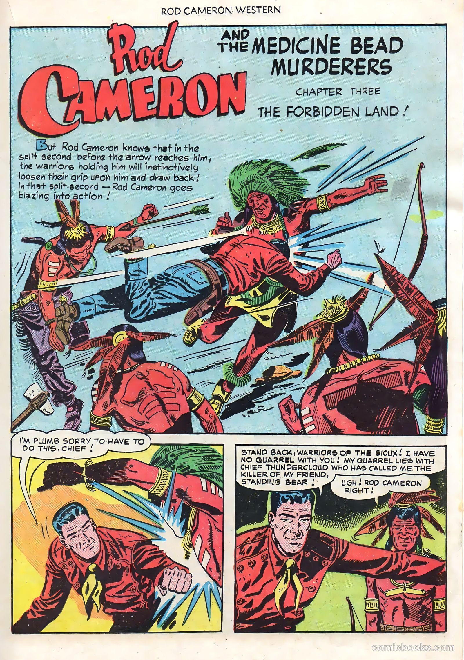 Rod Cameron Western #6 (1950) — page 21 of 36