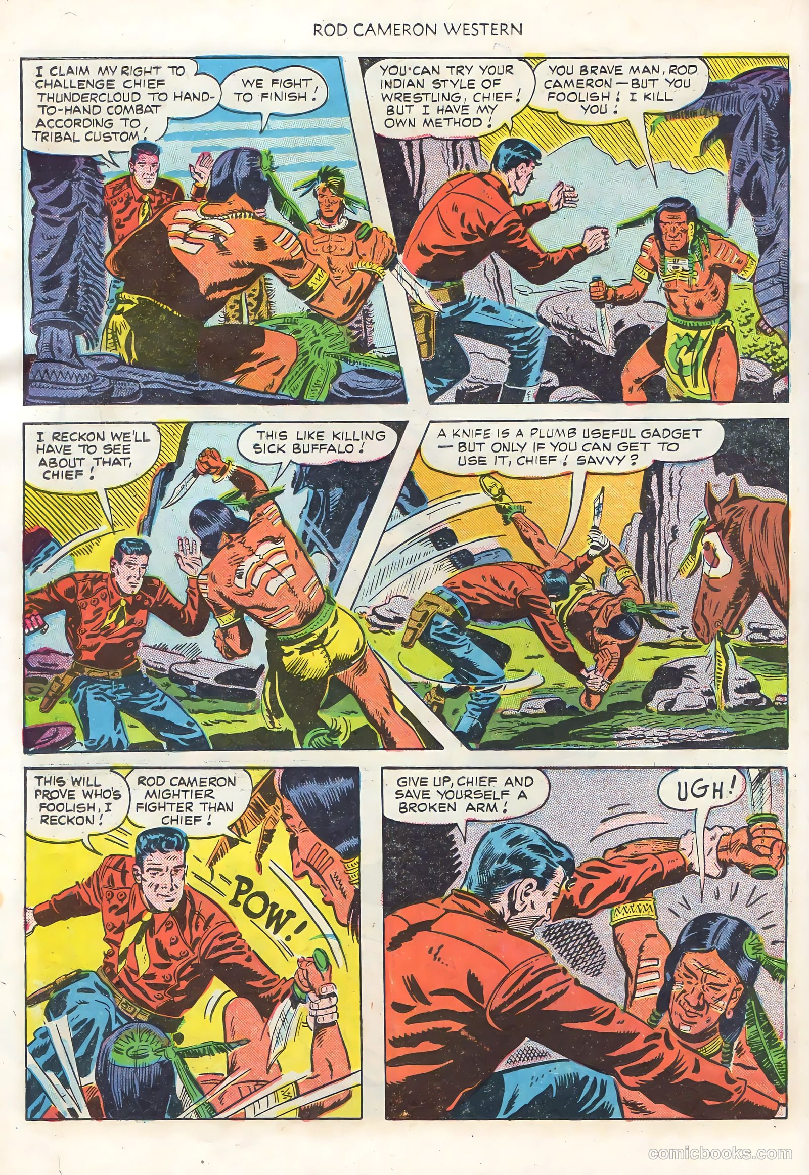 Rod Cameron Western #6 (1950) — page 22 of 36
