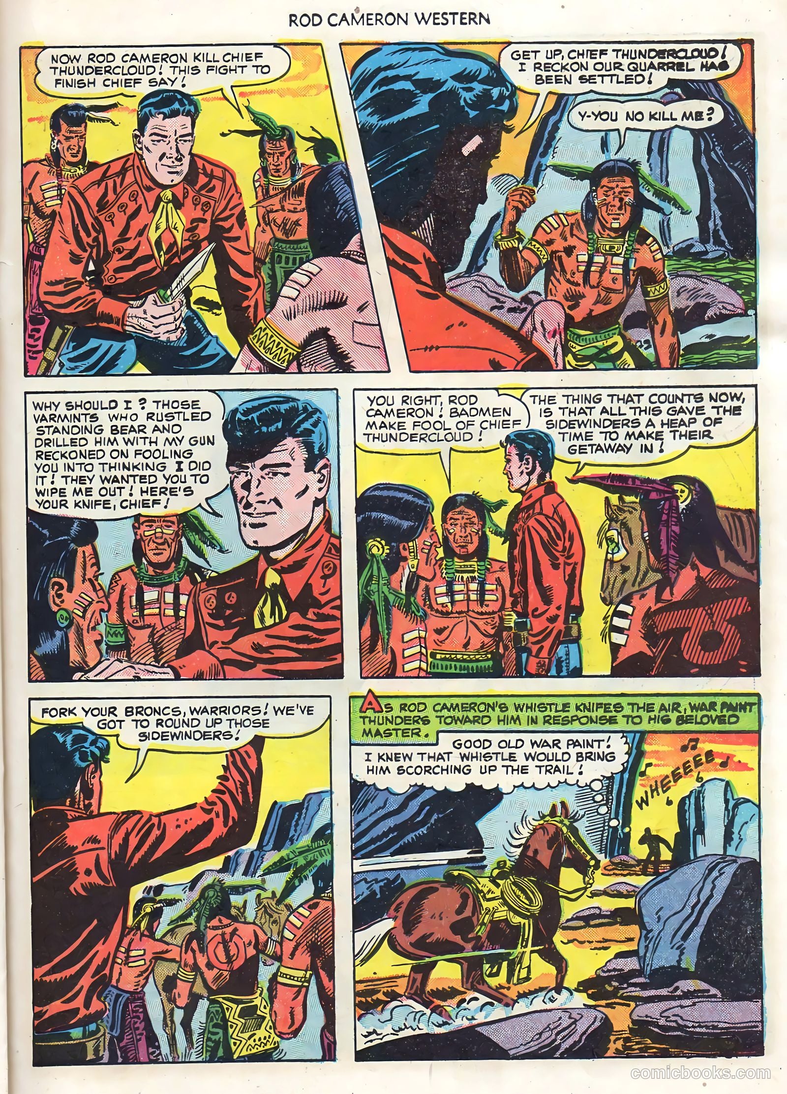 Rod Cameron Western #6 (1950) — page 23 of 36
