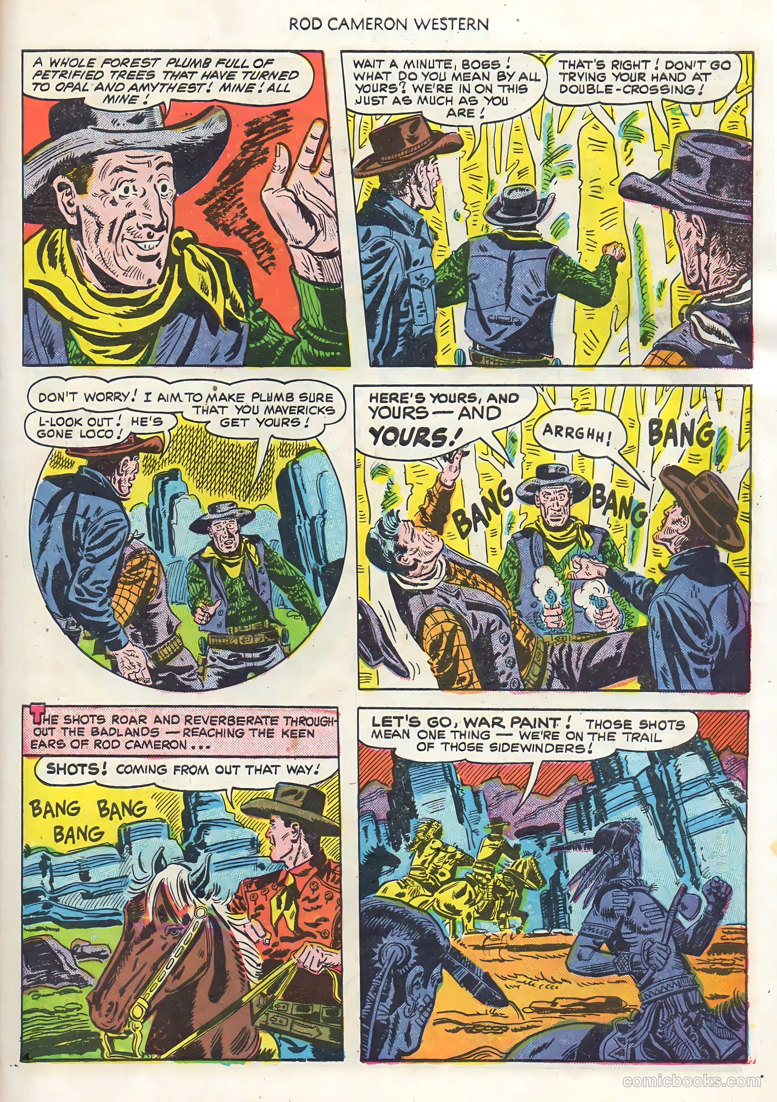 Rod Cameron Western #6 (1950) — page 27 of 36