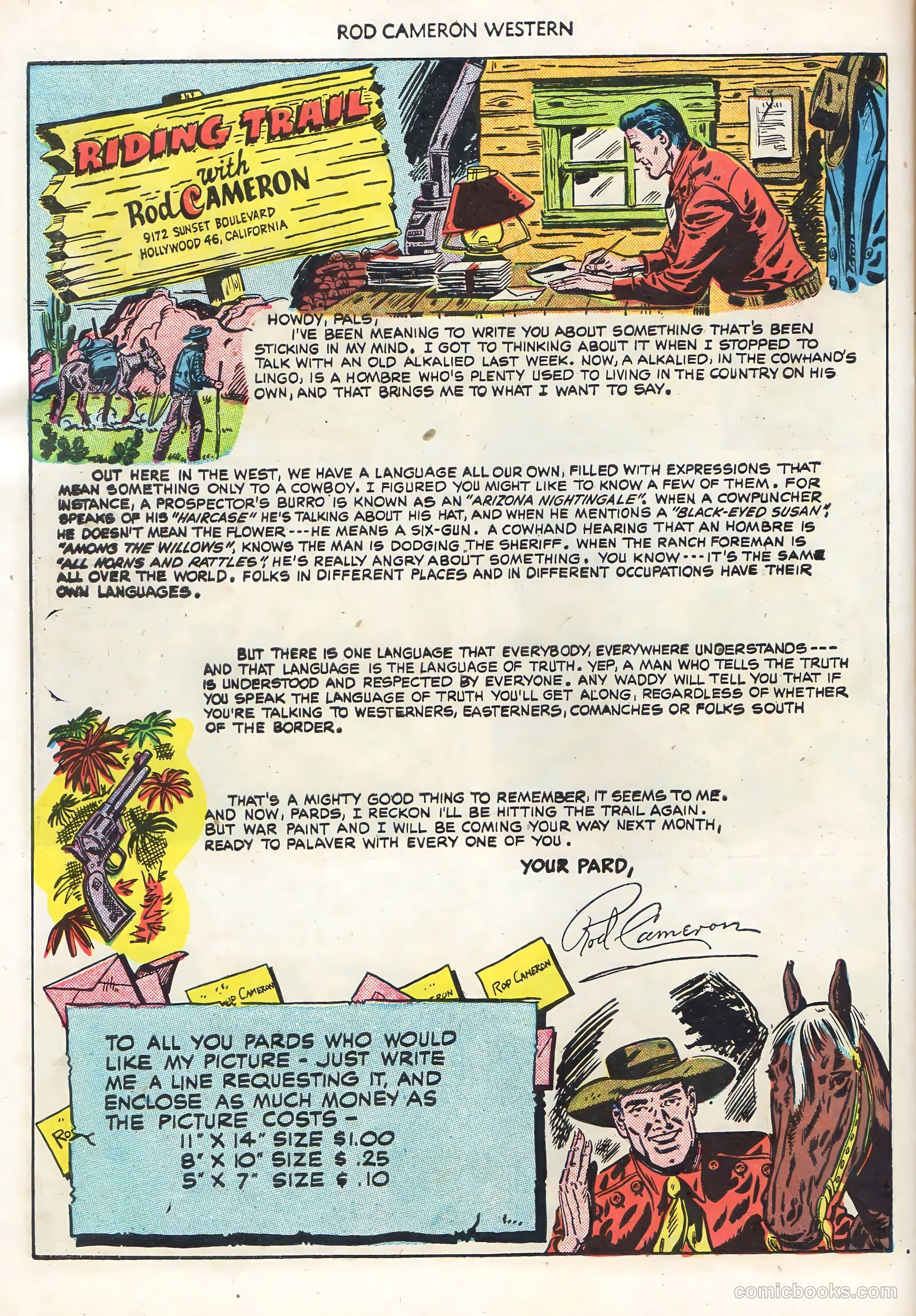 Rod Cameron Western #6 (1950) — page 30 of 36