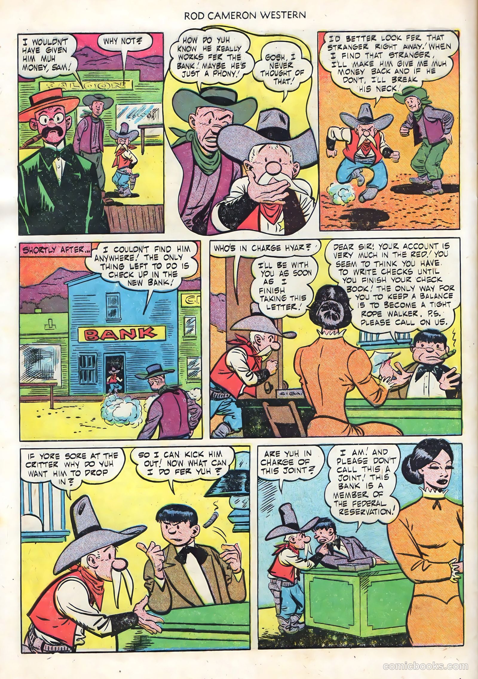 Rod Cameron Western #6 (1950) — page 32 of 36