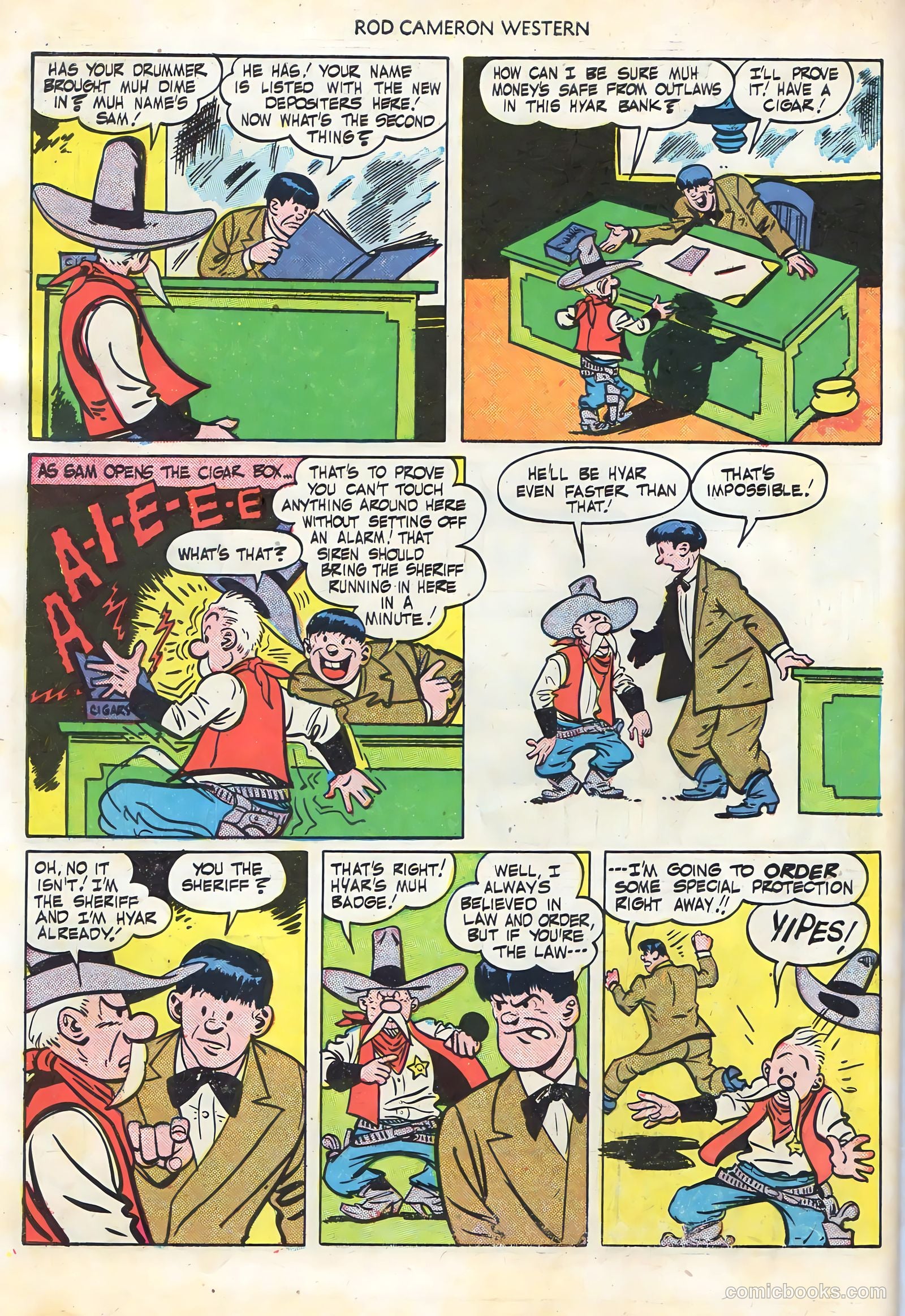 Rod Cameron Western #6 (1950) — page 34 of 36