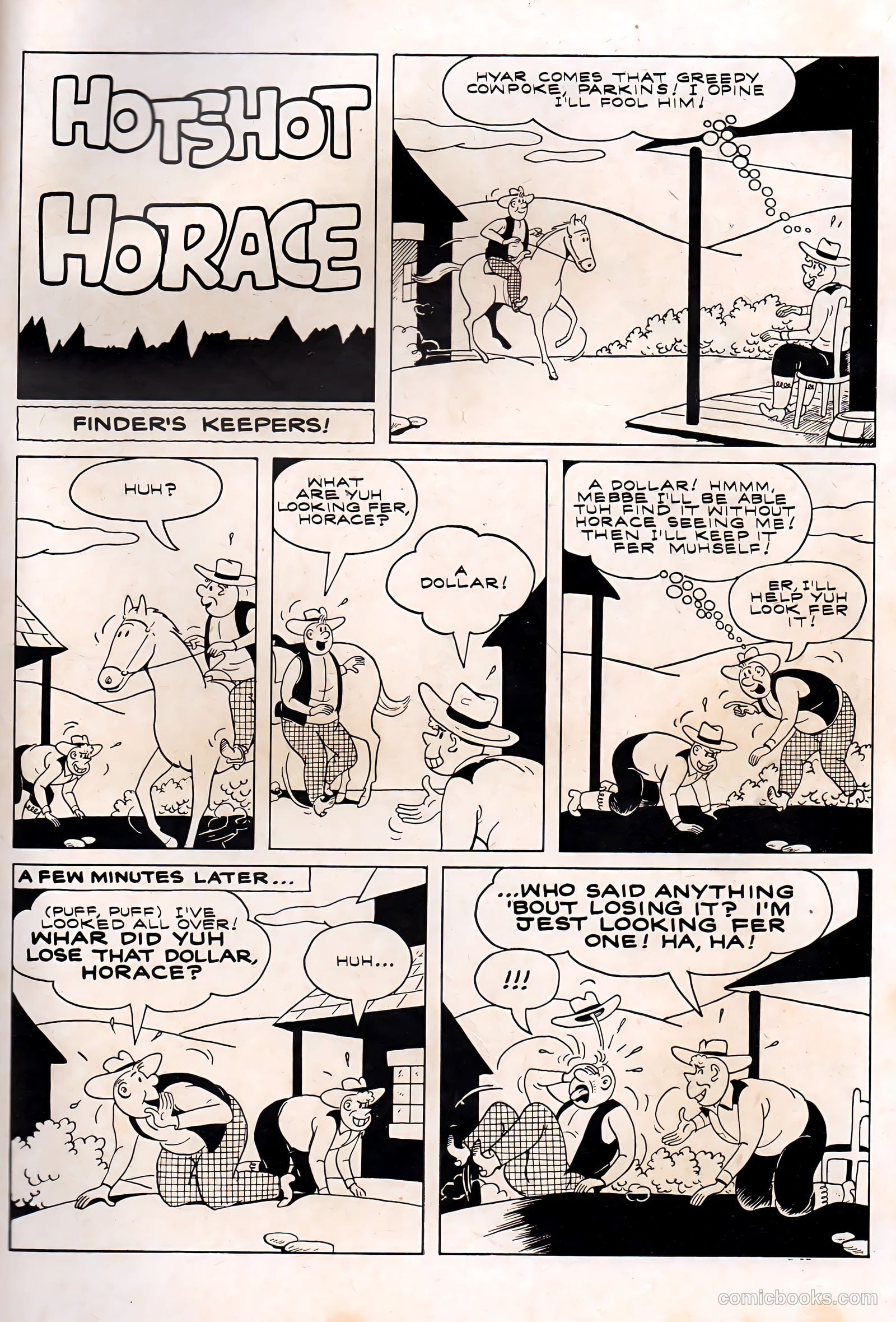 Rod Cameron Western #6 (1950) — page 35 of 36