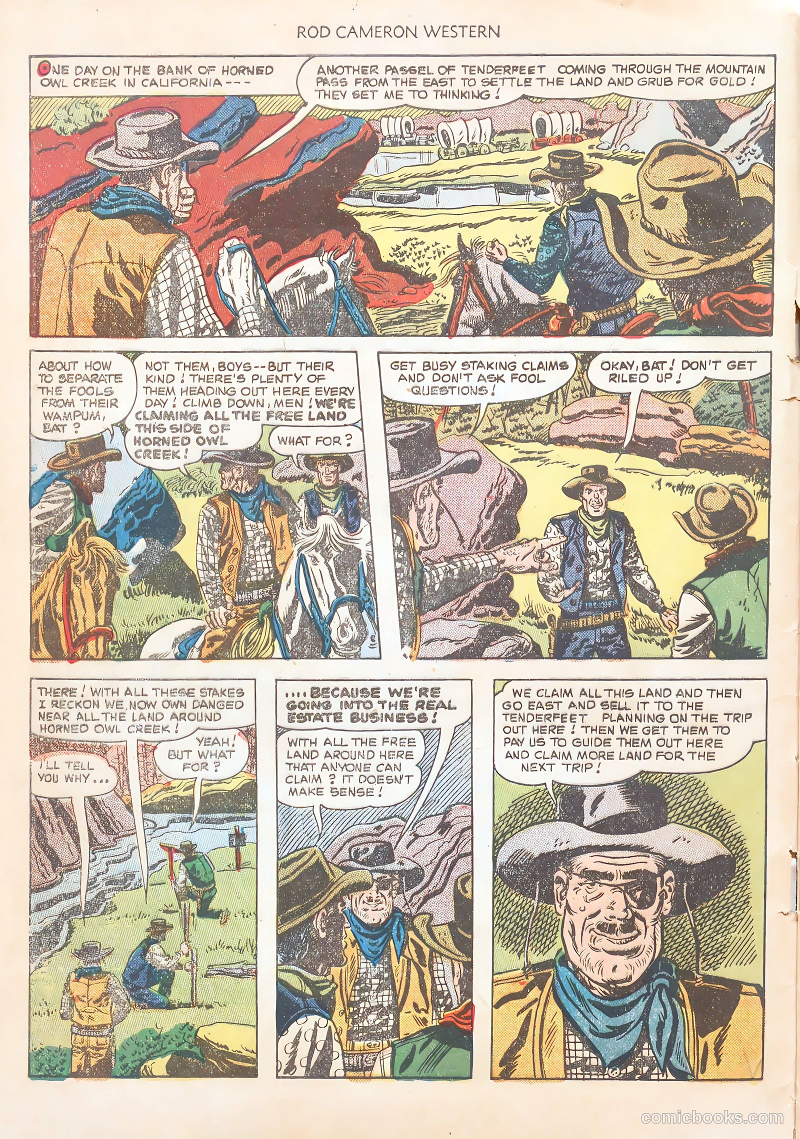 Rod Cameron Western #7 (1951) — page 4 of 36