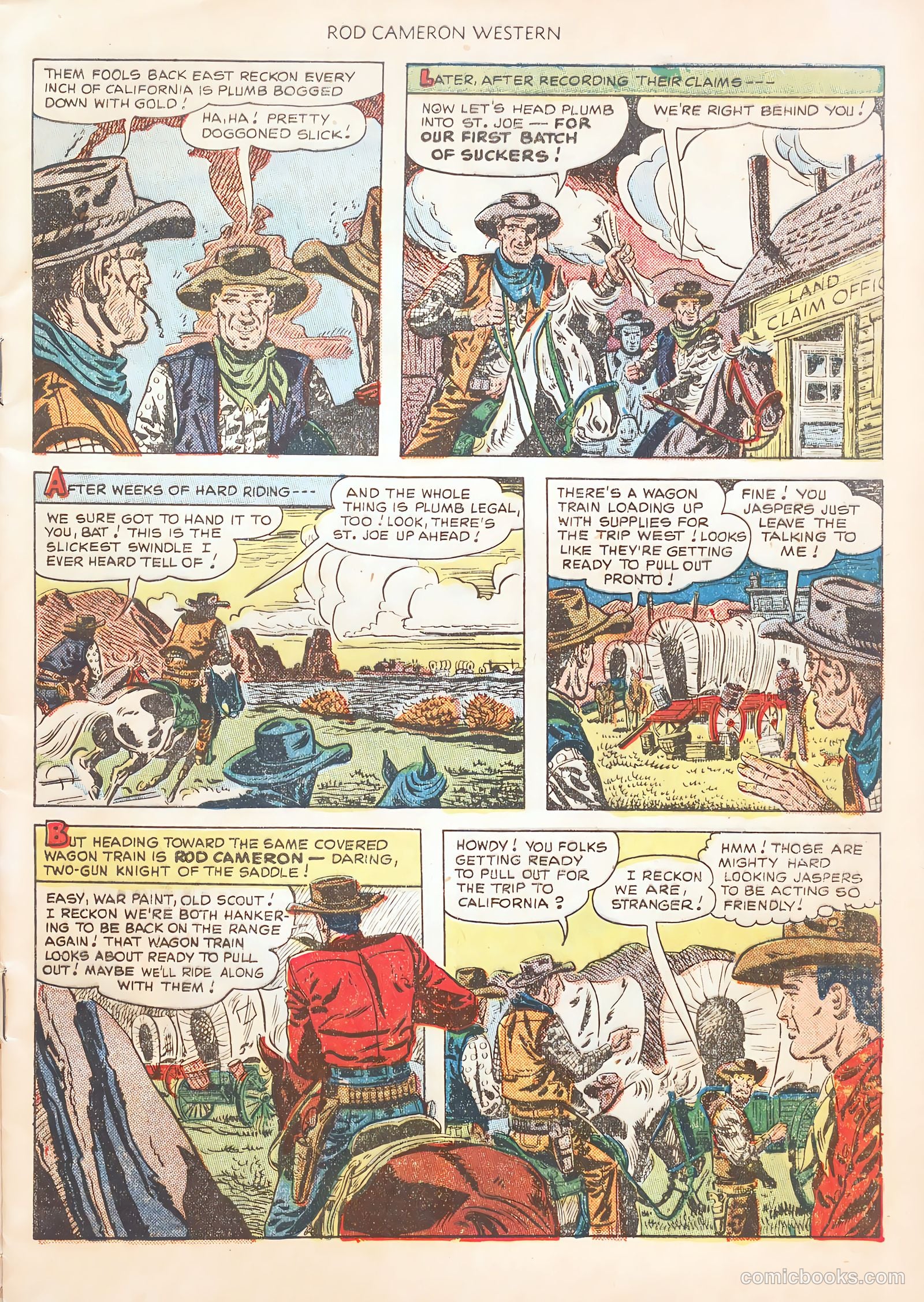Rod Cameron Western #7 (1951) — page 5 of 36