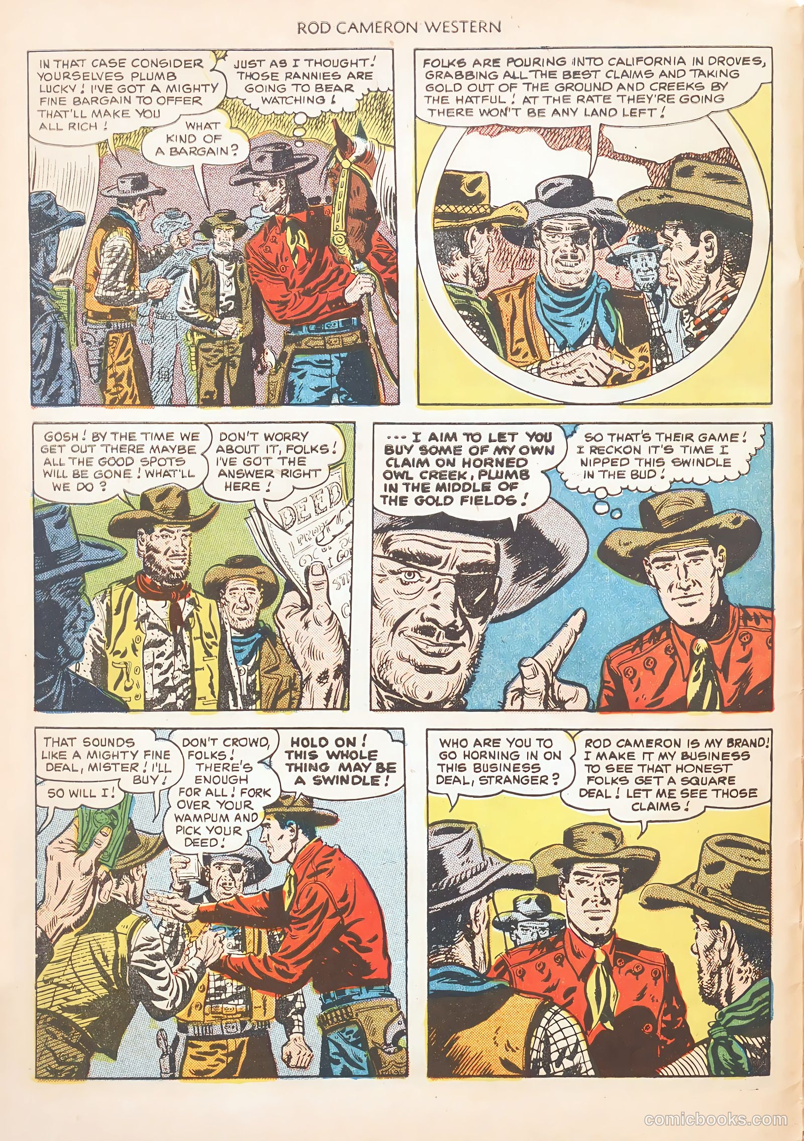Rod Cameron Western #7 (1951) — page 6 of 36