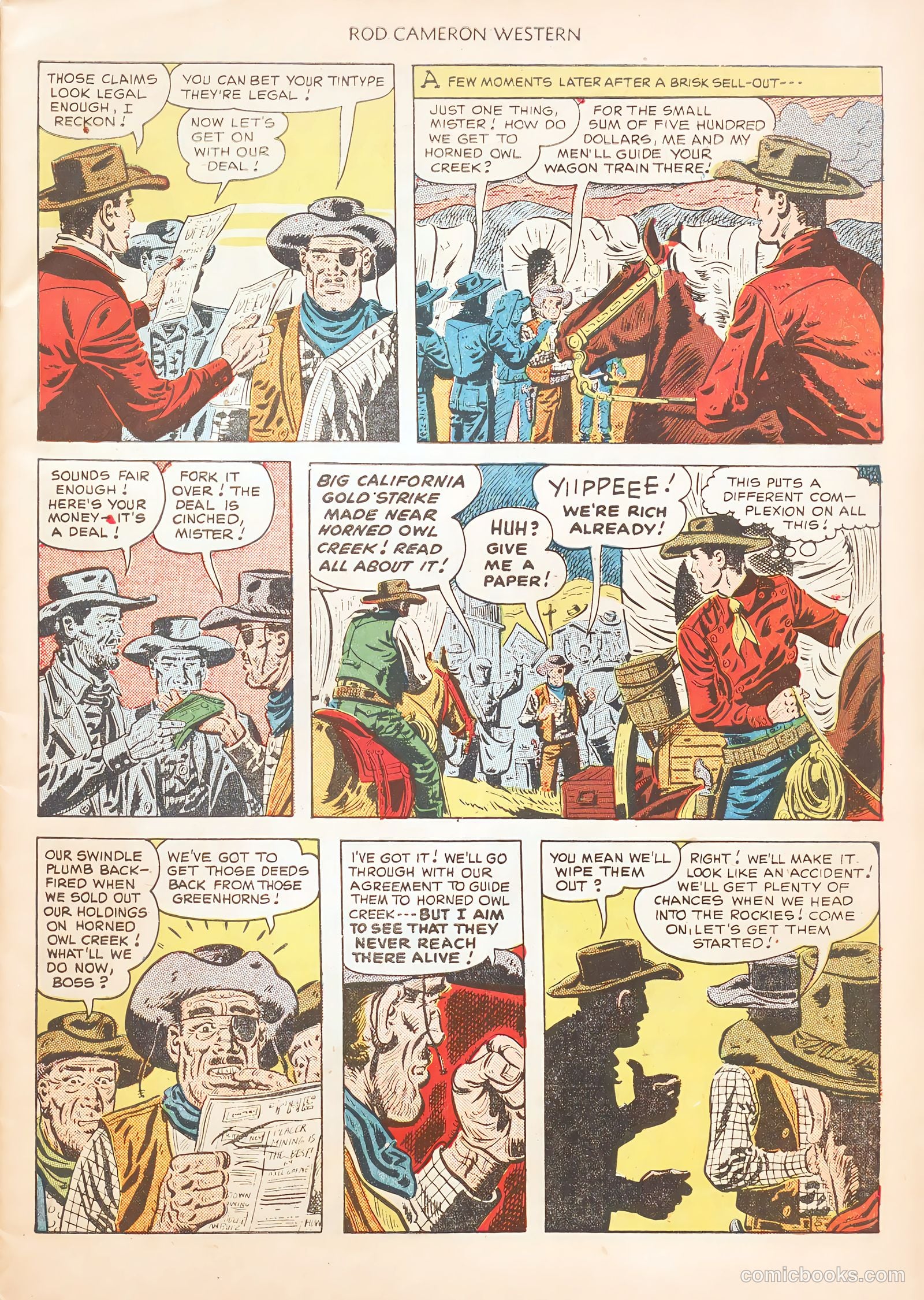 Rod Cameron Western #7 (1951) — page 7 of 36