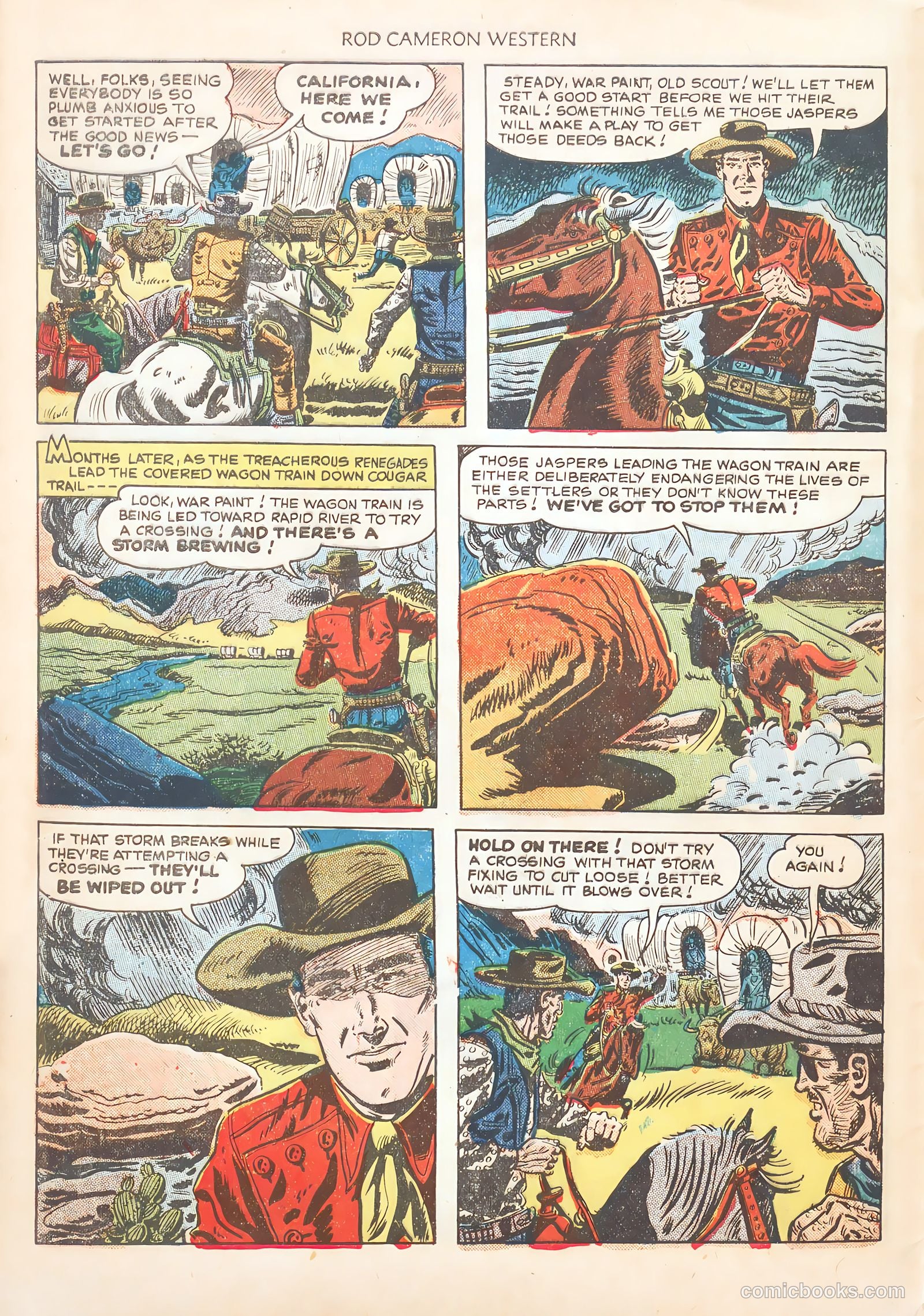 Rod Cameron Western #7 (1951) — page 8 of 36