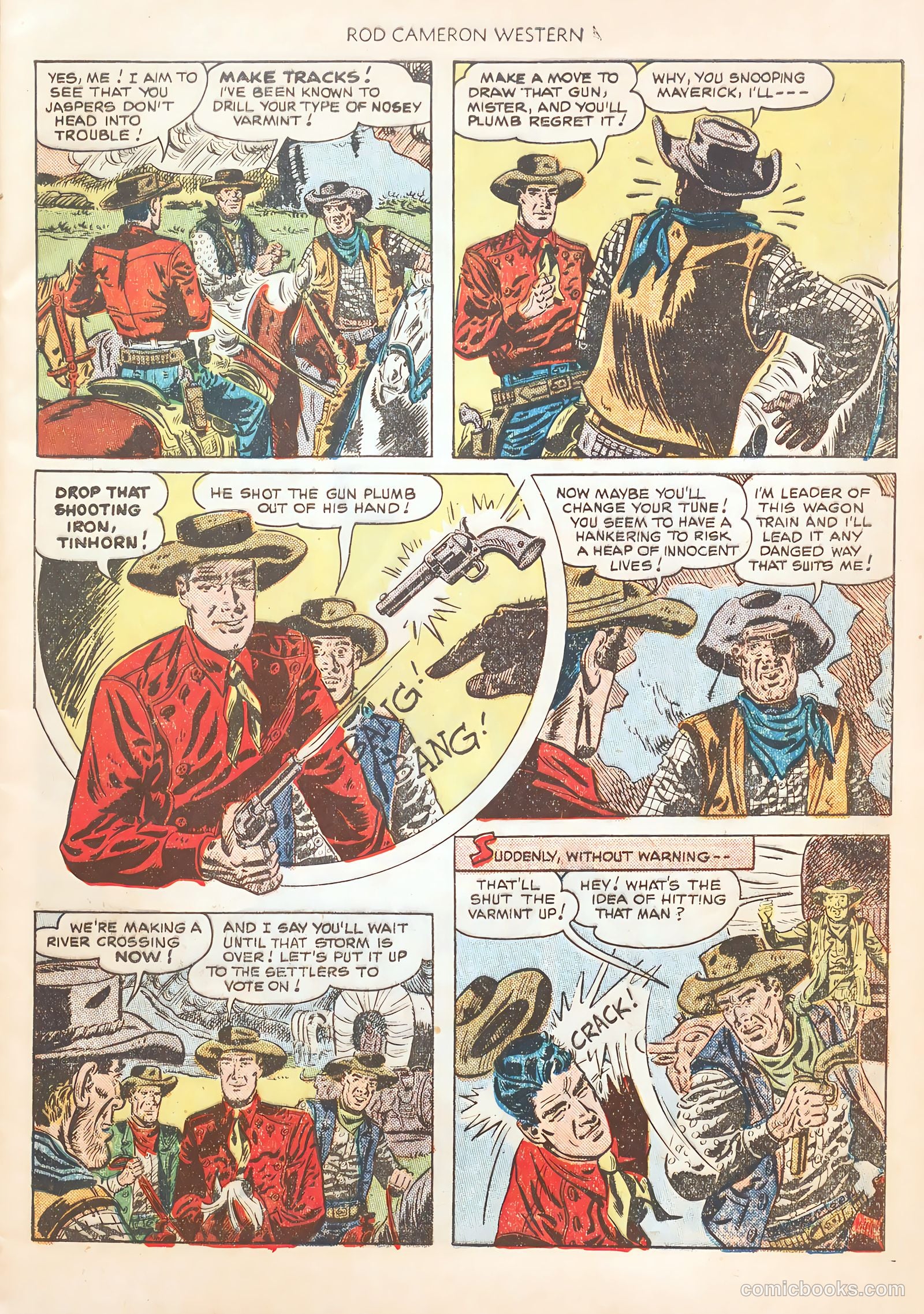 Rod Cameron Western #7 (1951) — page 9 of 36