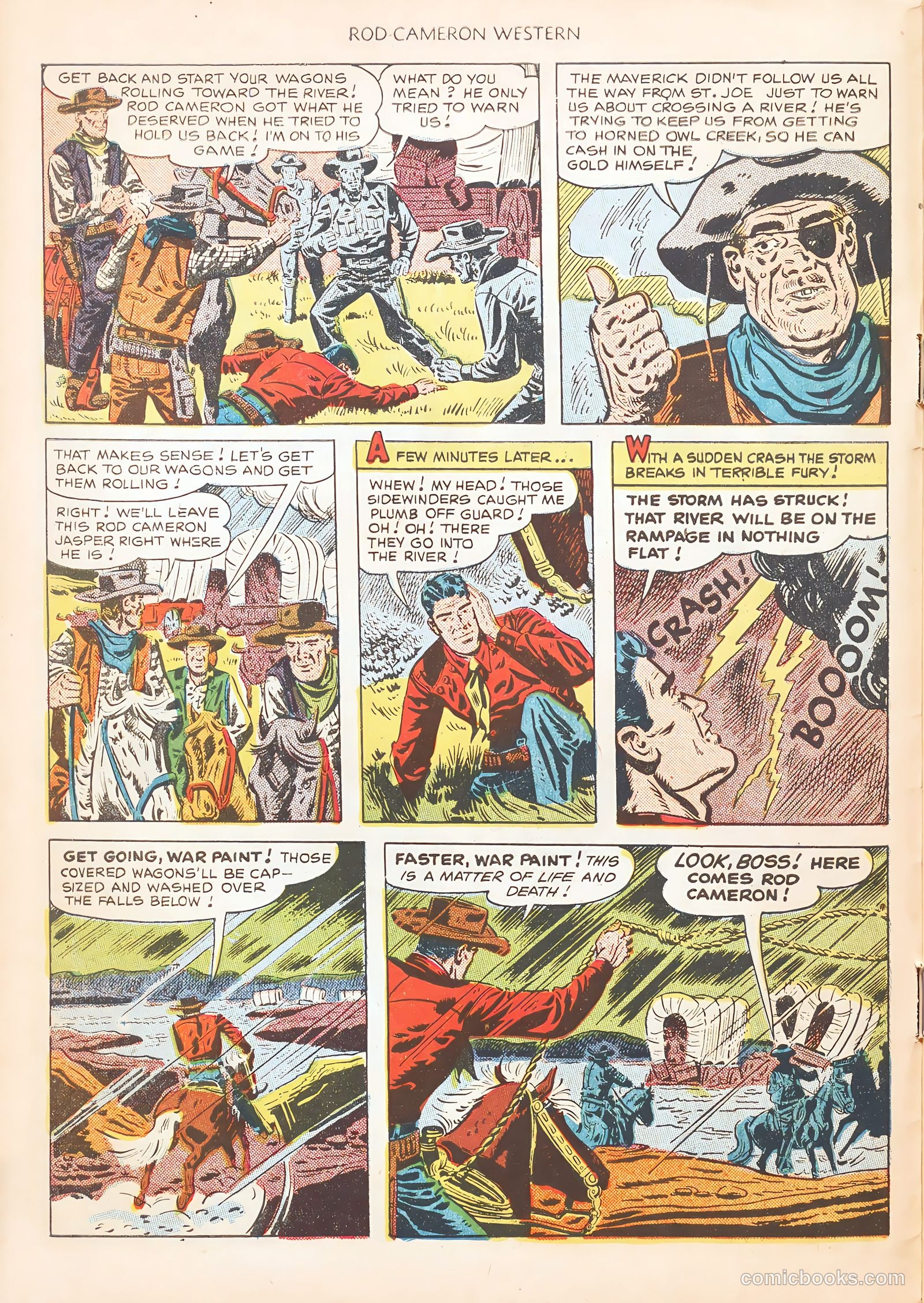 Rod Cameron Western #7 (1951) — page 10 of 36