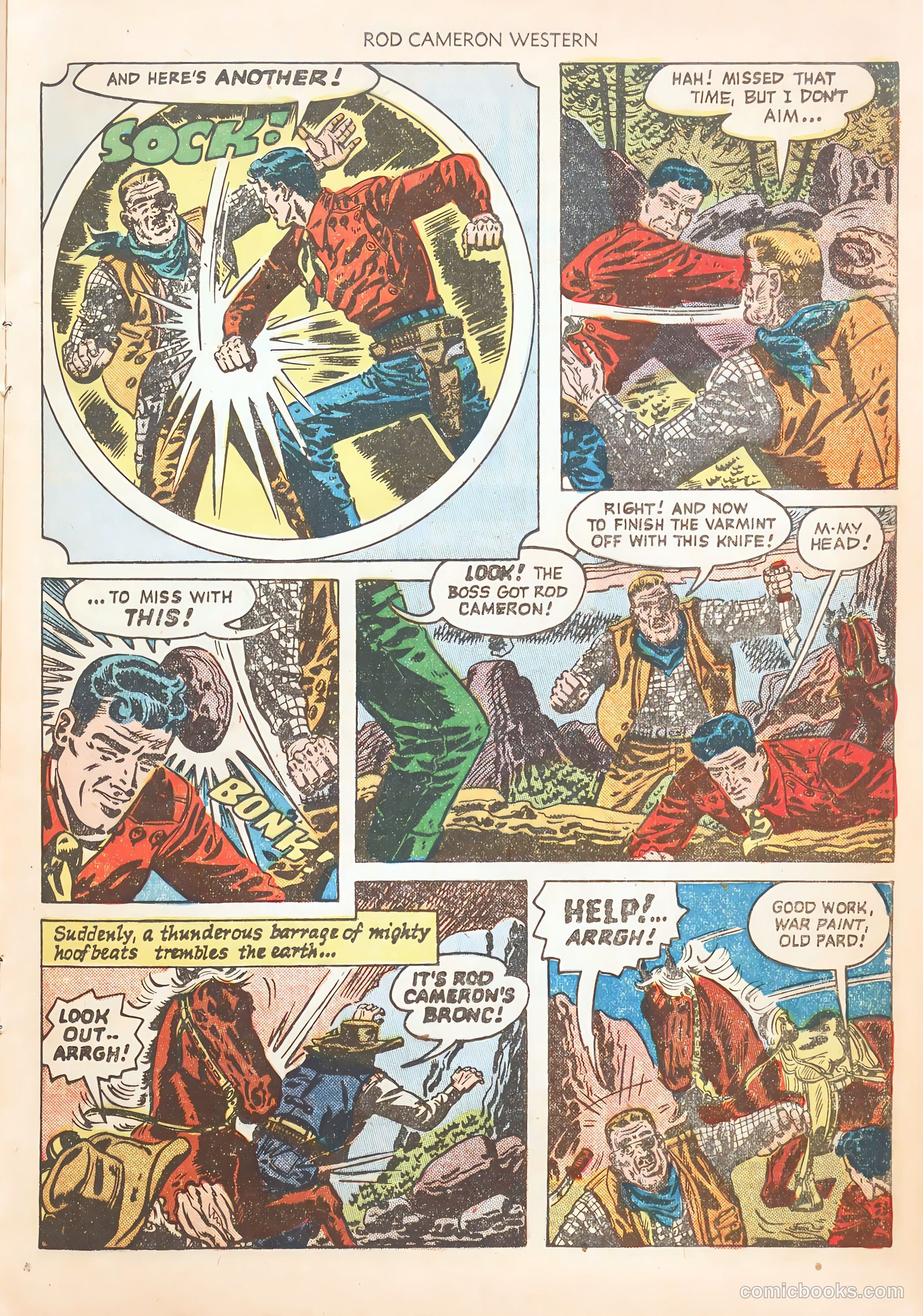 Rod Cameron Western #7 (1951) — page 17 of 36