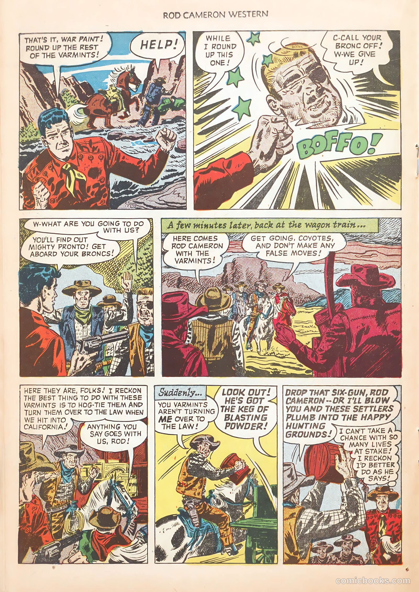 Rod Cameron Western #7 (1951) — page 18 of 36