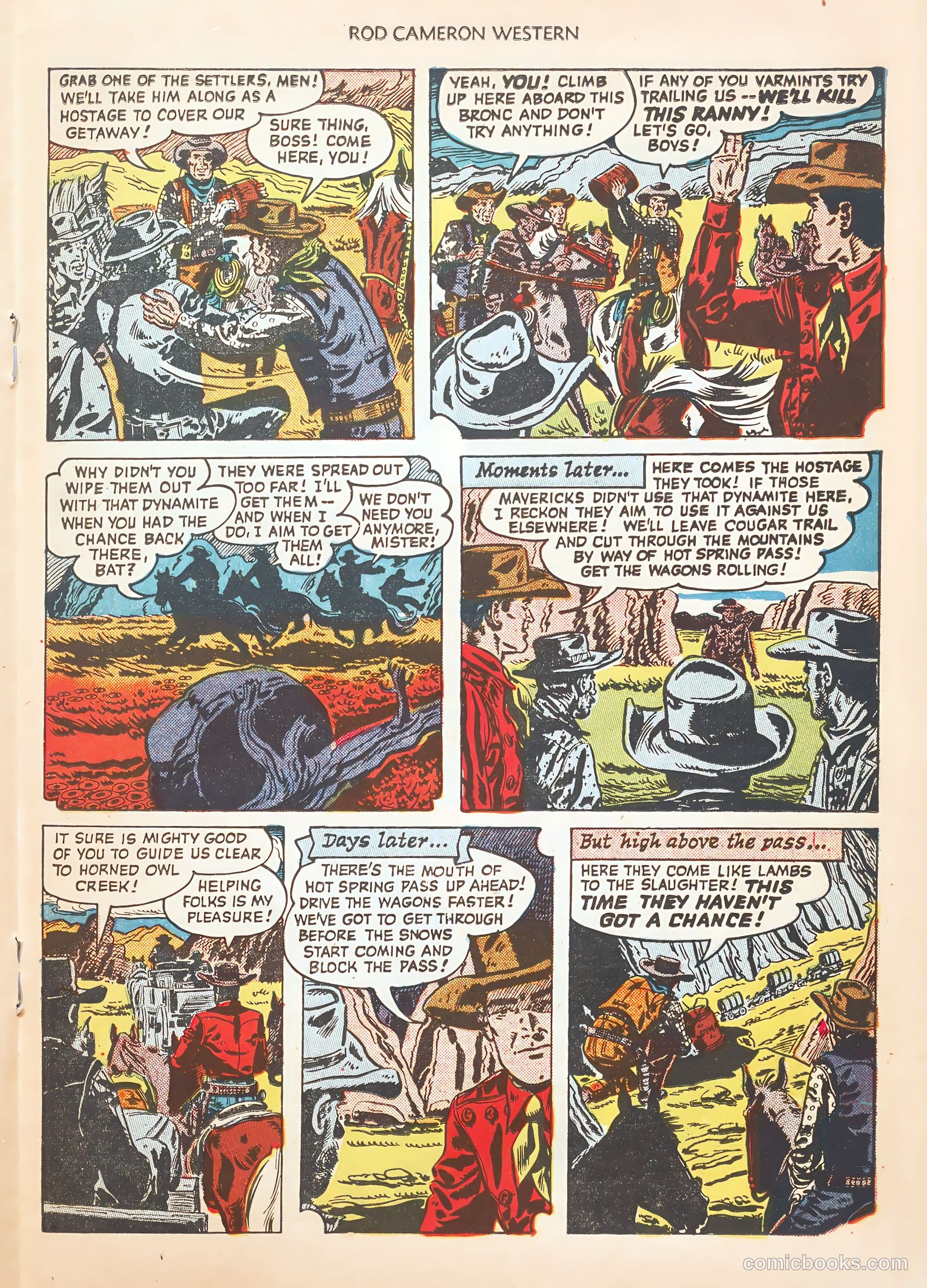 Rod Cameron Western #7 (1951) — page 19 of 36