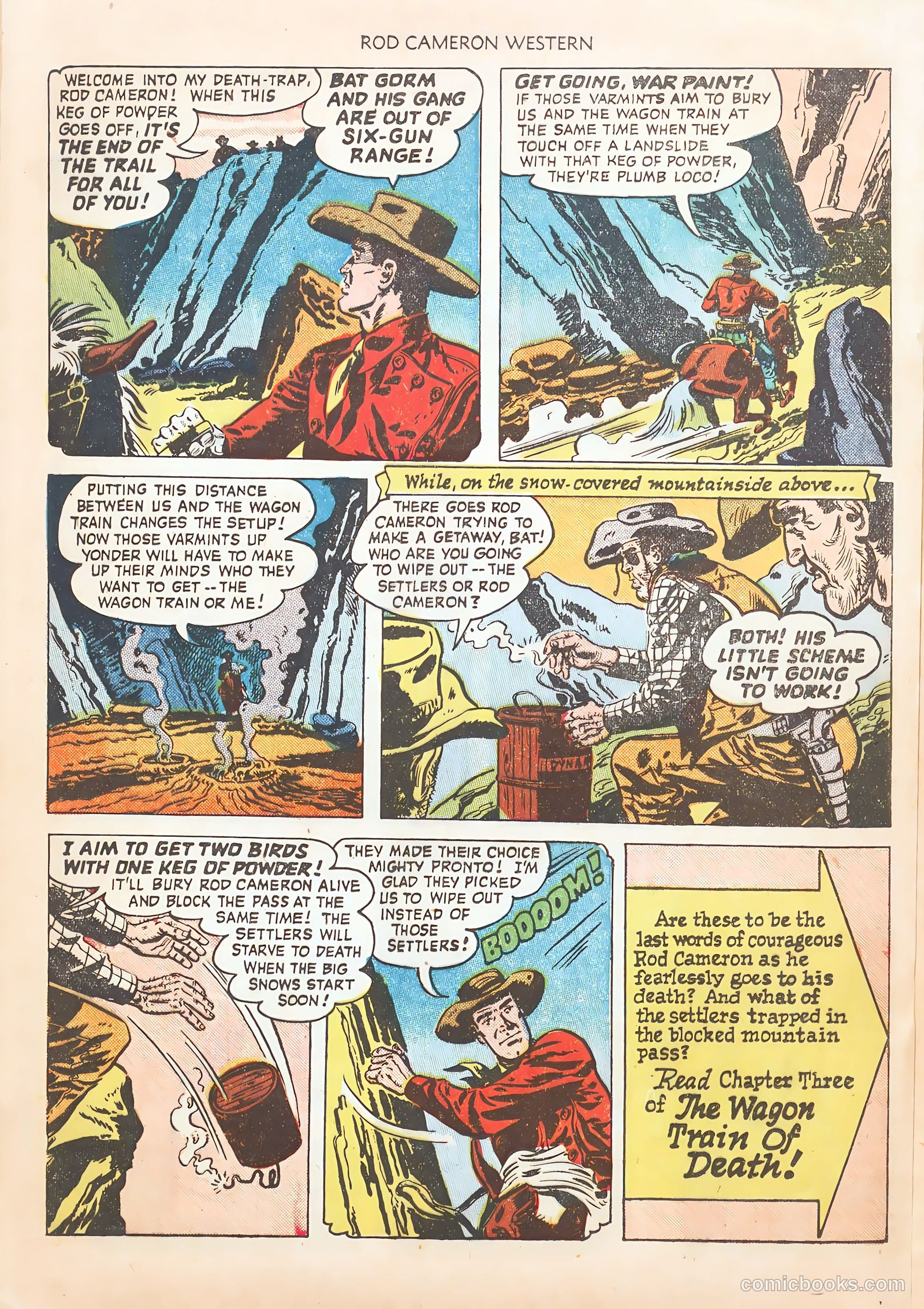 Rod Cameron Western #7 (1951) — page 20 of 36